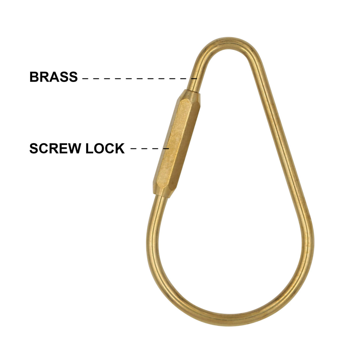 Brass Extension With Screw Closure