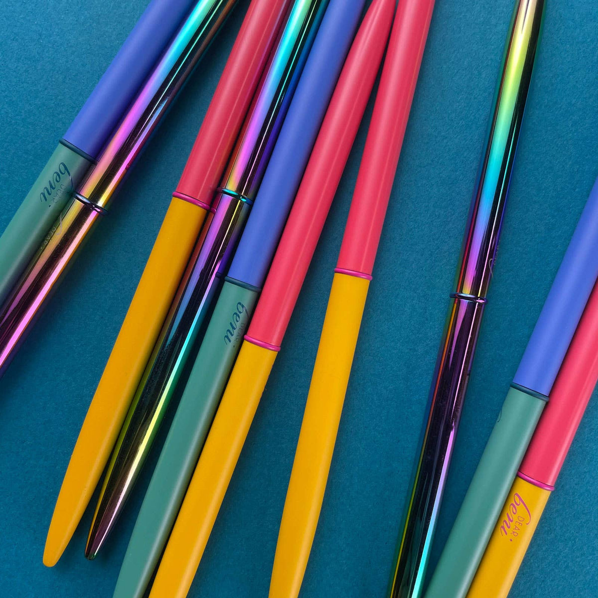Colorblock Slim Pens Set of 2