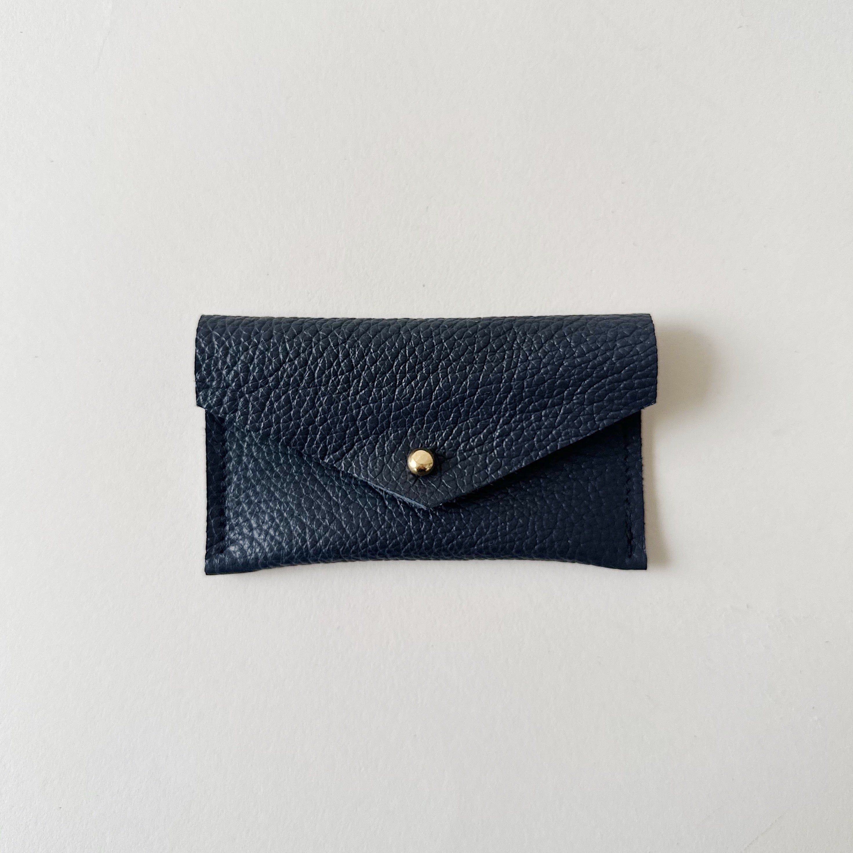 Black Pebble Grain Cardholder