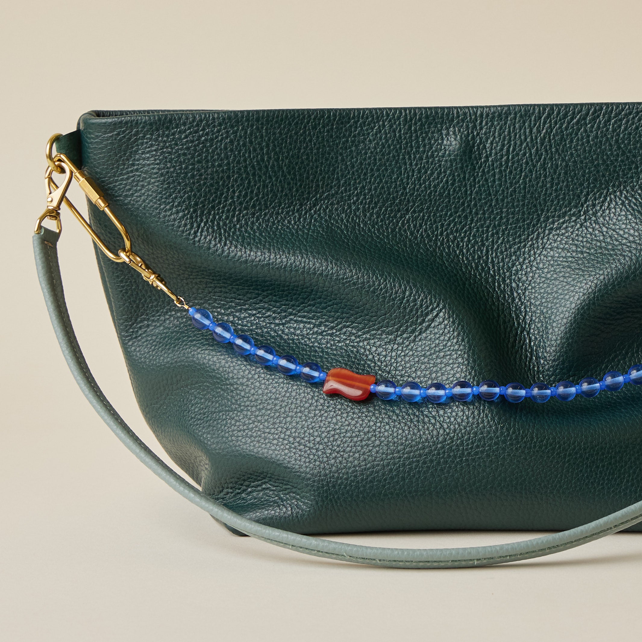 River Blue Beaded Handle