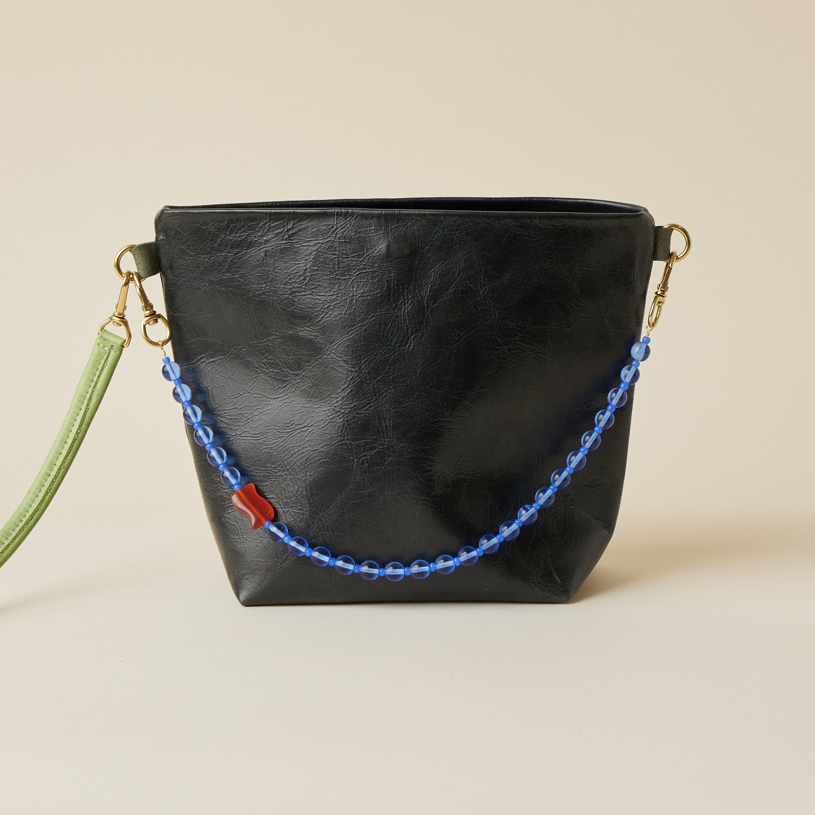 River Blue Beaded Handle