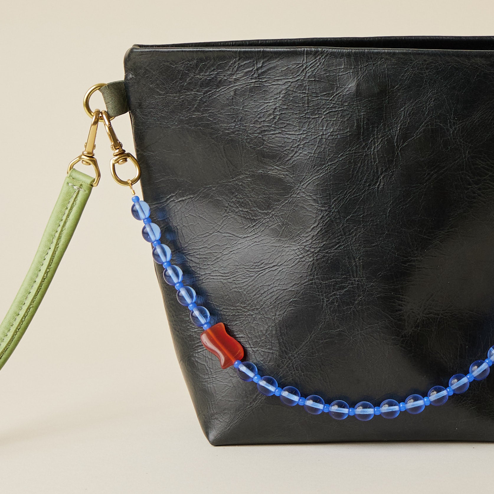 River Blue Beaded Handle