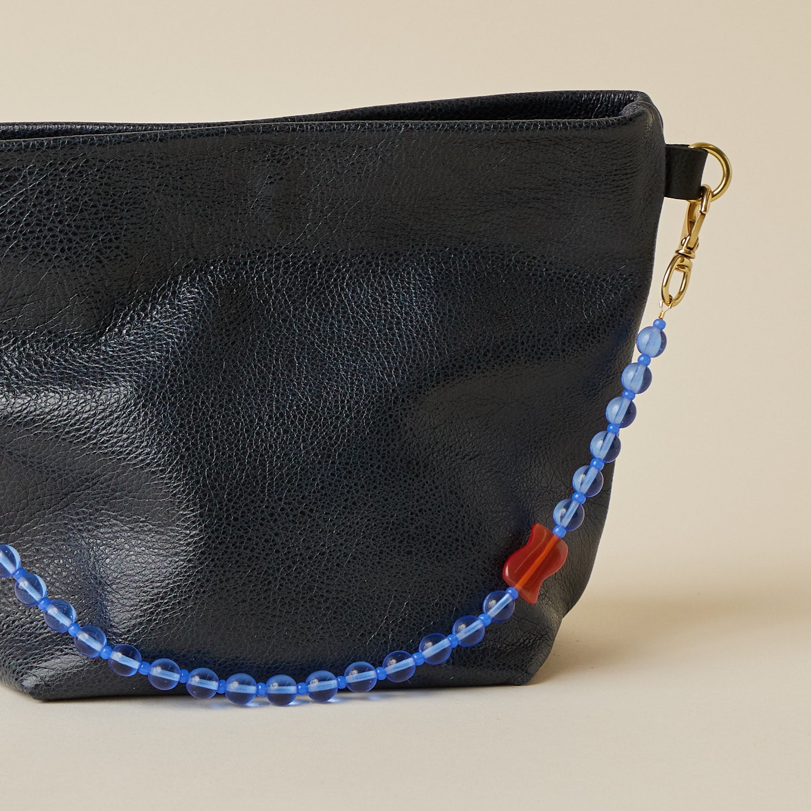 River Blue Beaded Handle