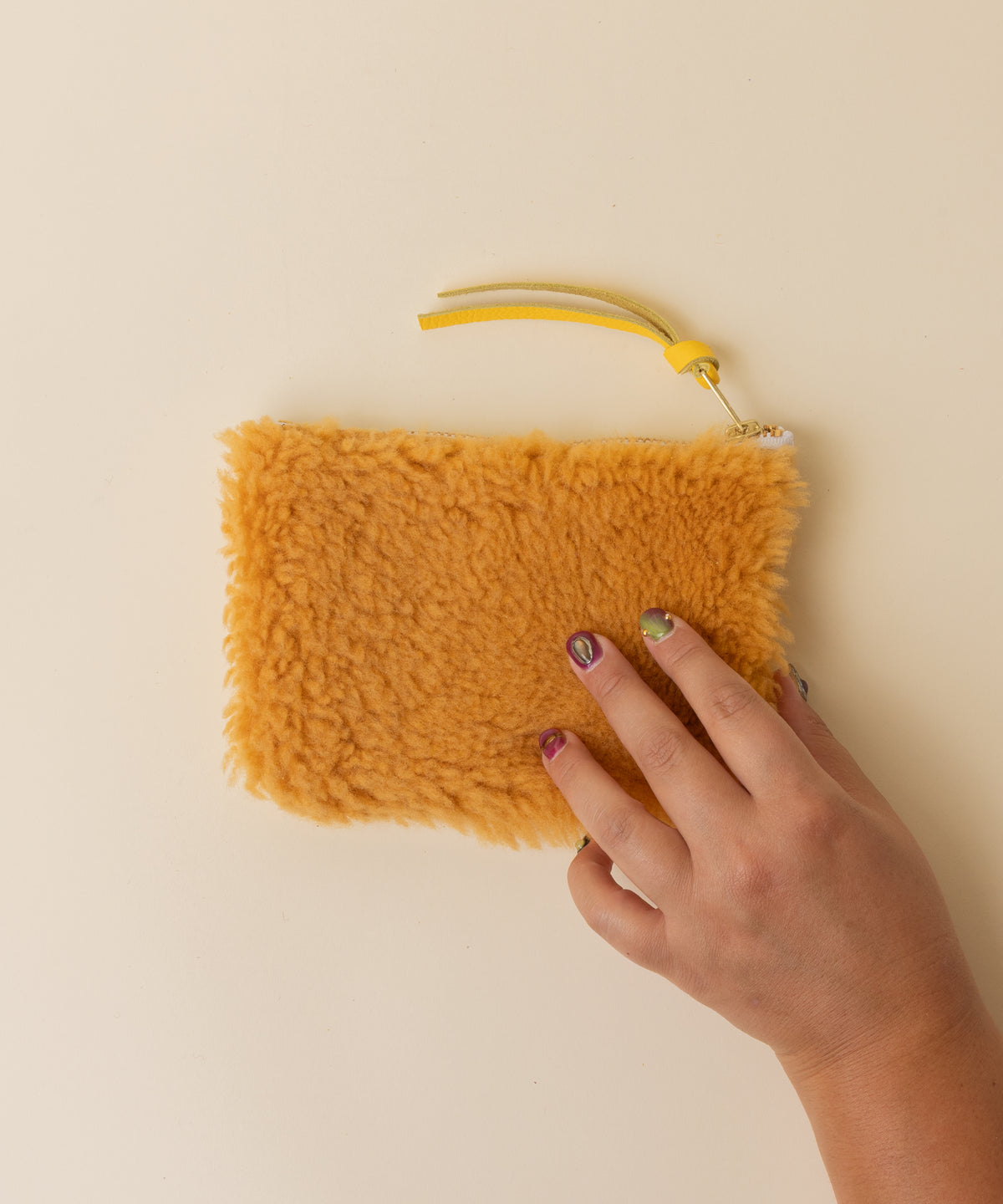 Canary/Ginger Lambswool Essential Pouch