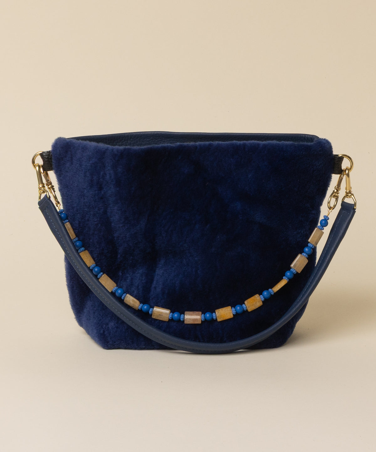 Sapphire Shearling Party Bucket