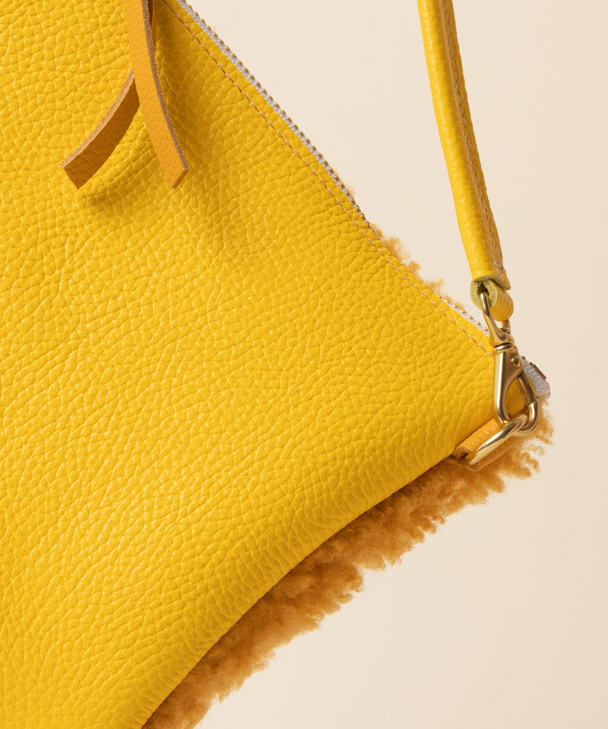 Canary/Ginger Lambswool Crossbody