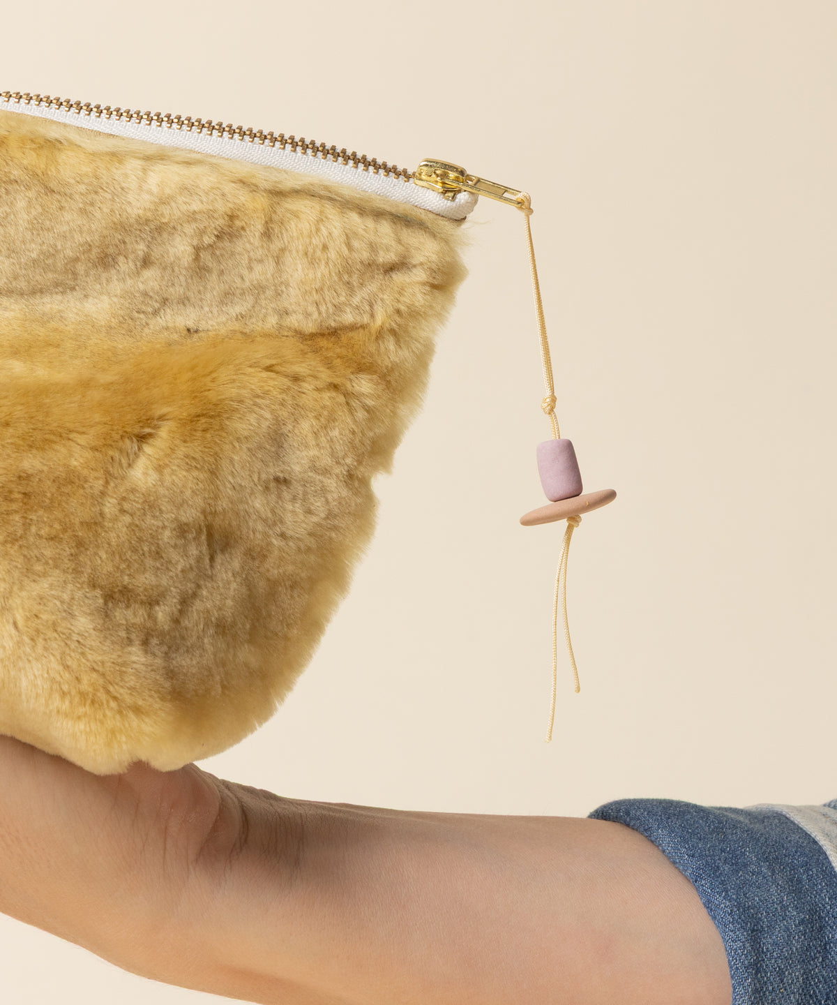 Citrine Shearling Slouchie