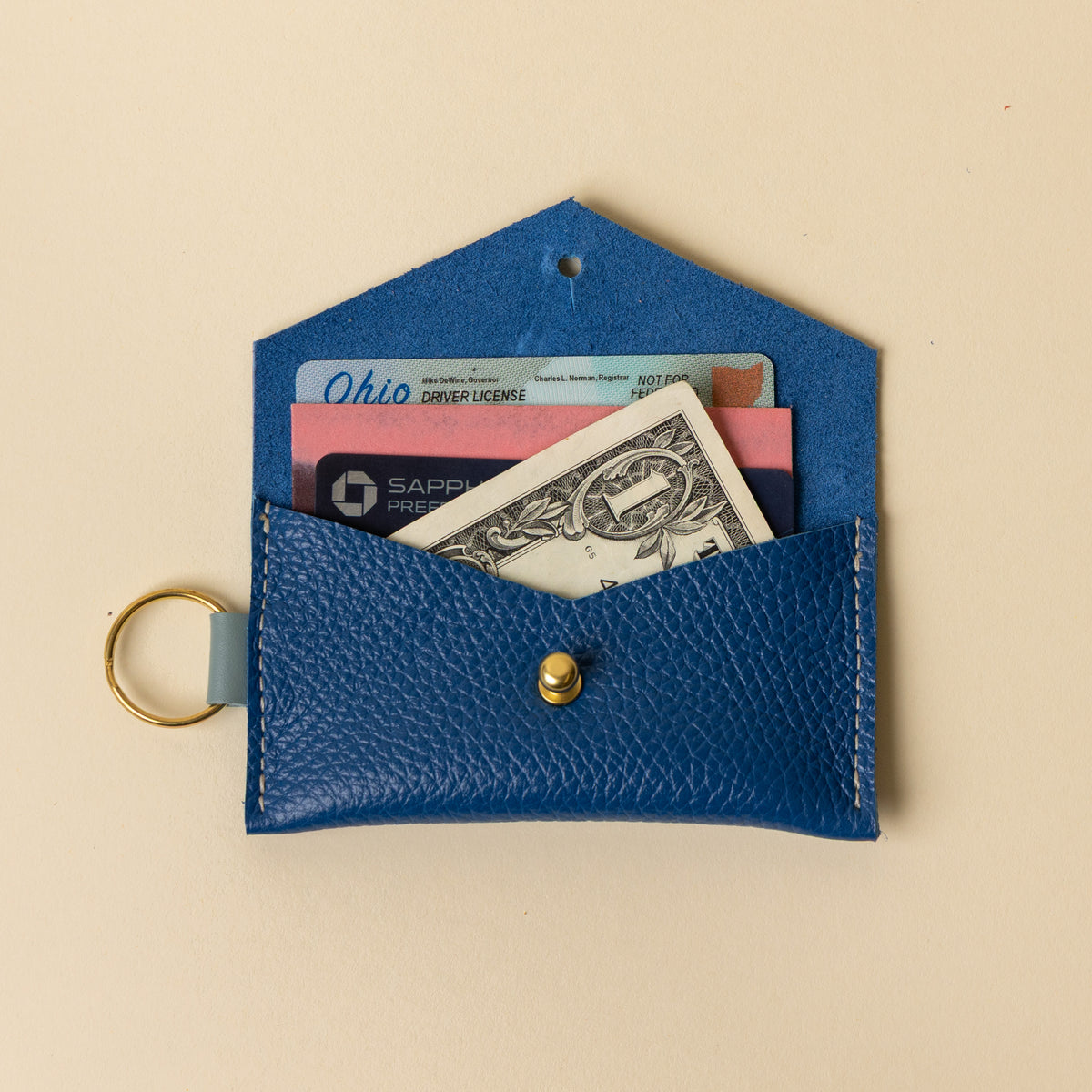 Cobalt/Seafoam Caro Cardholder