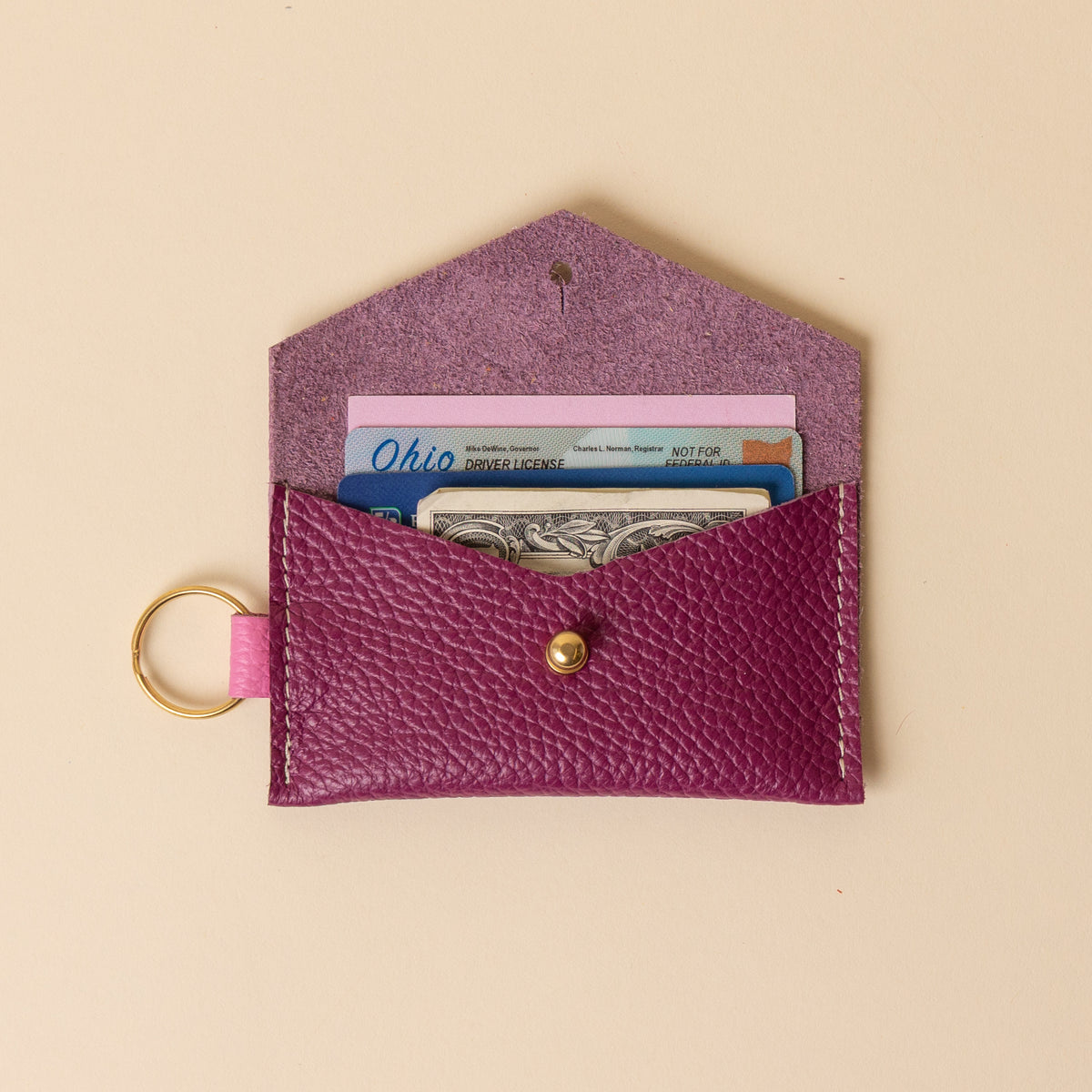 Magenta/Bubblegum Caro Cardholder