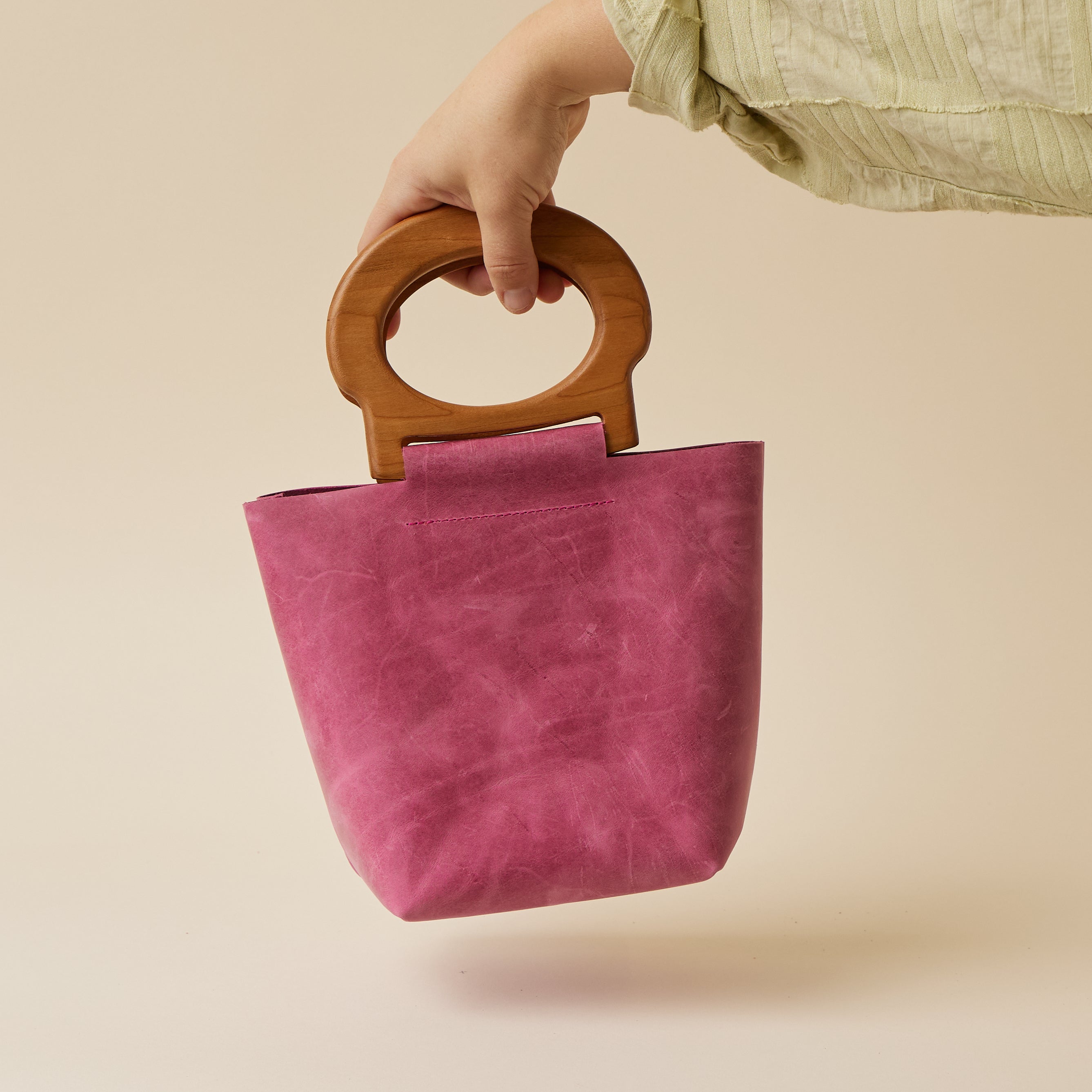Mulberry/Cherry Mini Picnic Tote