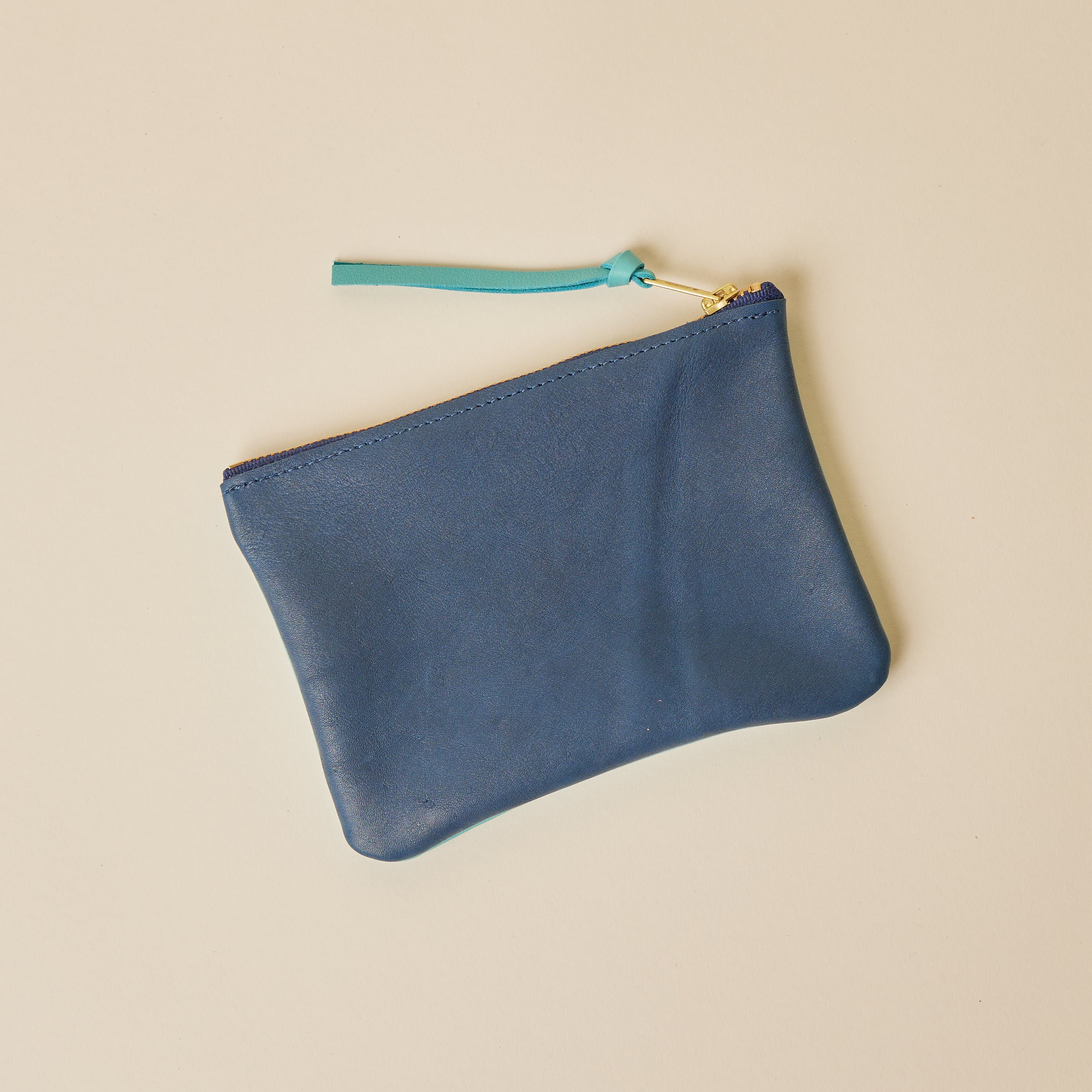 Aqua/Navy Essential Pouch