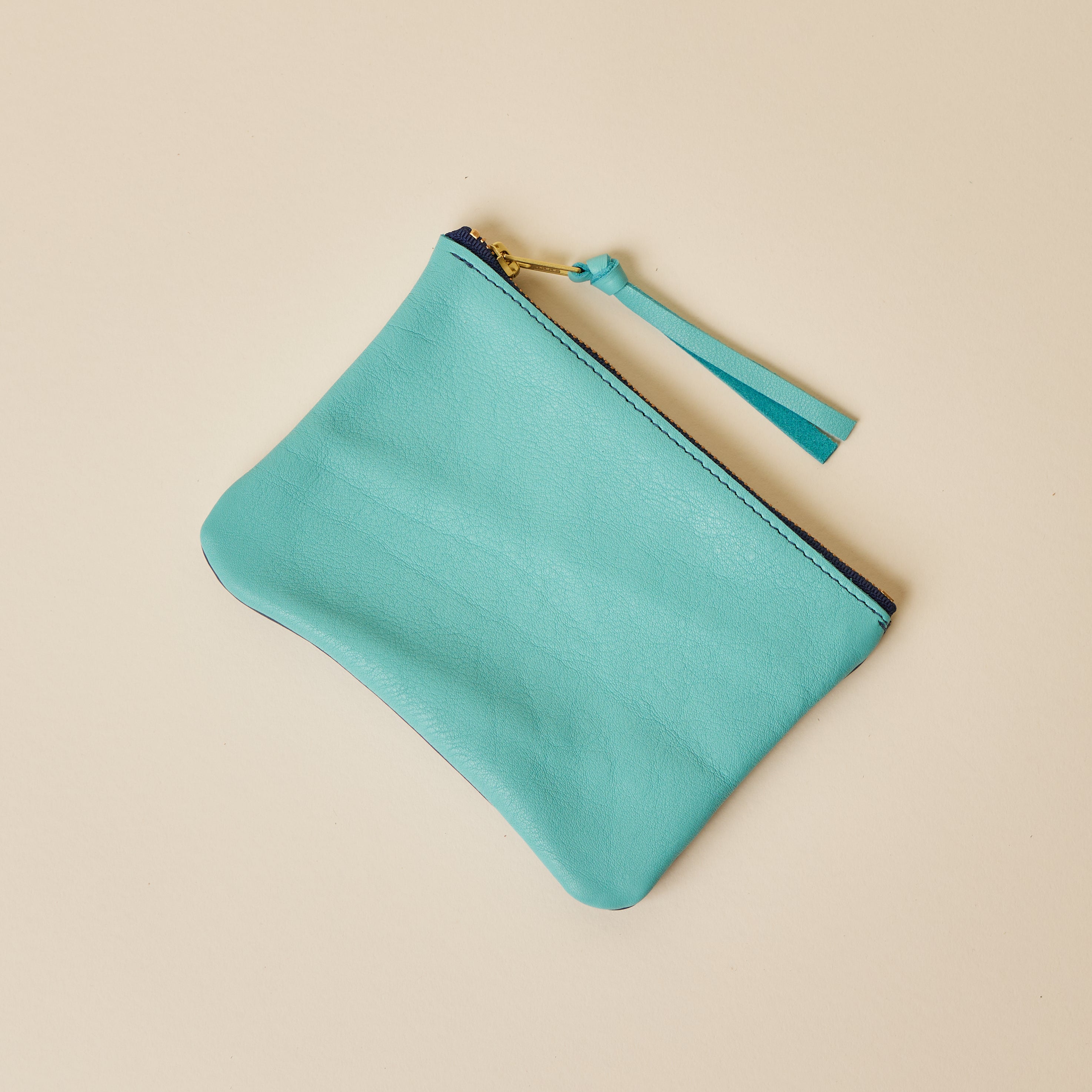 Aqua/Navy Essential Pouch