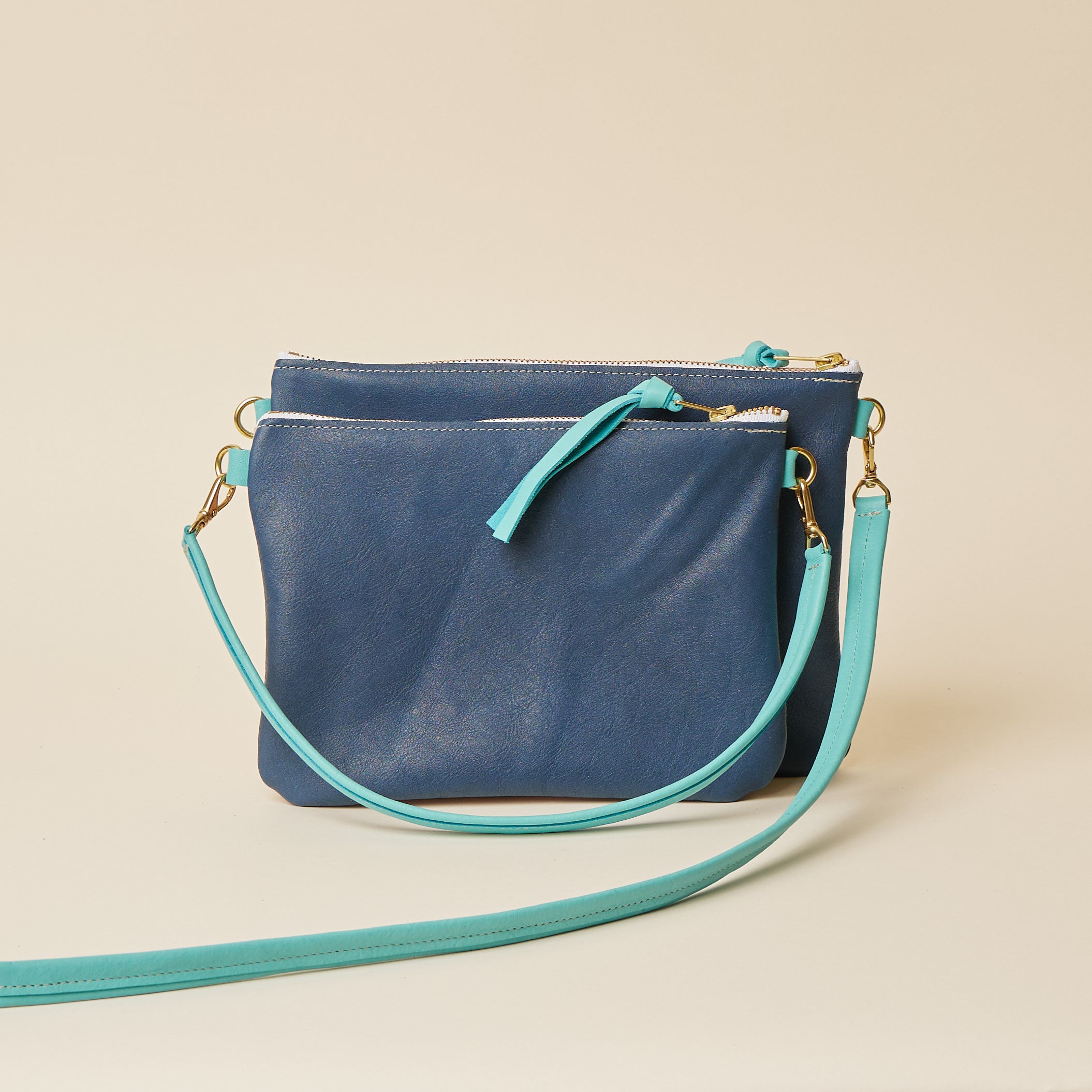 Navy/Pink Crossbody