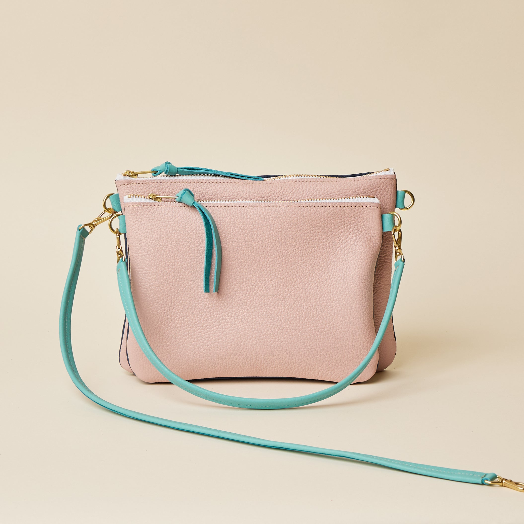 Navy/Pink Crossbody