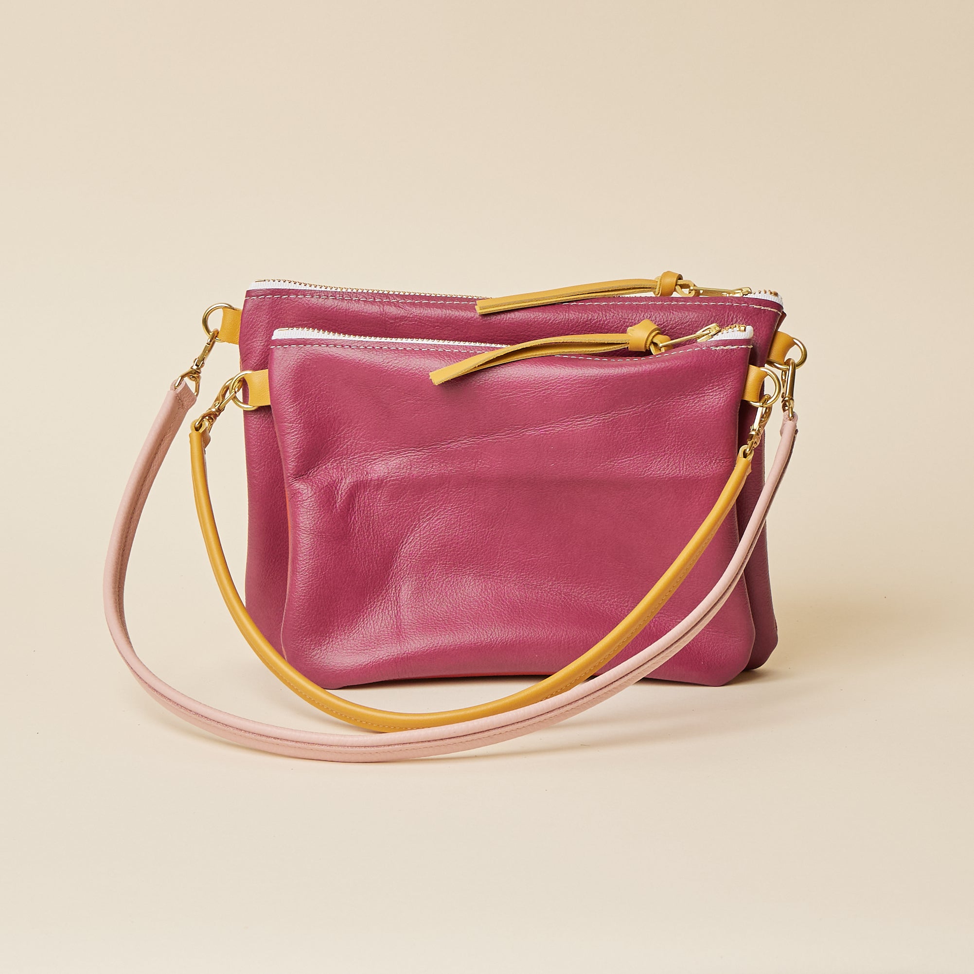 Fuchsia/Papaya Crossbody