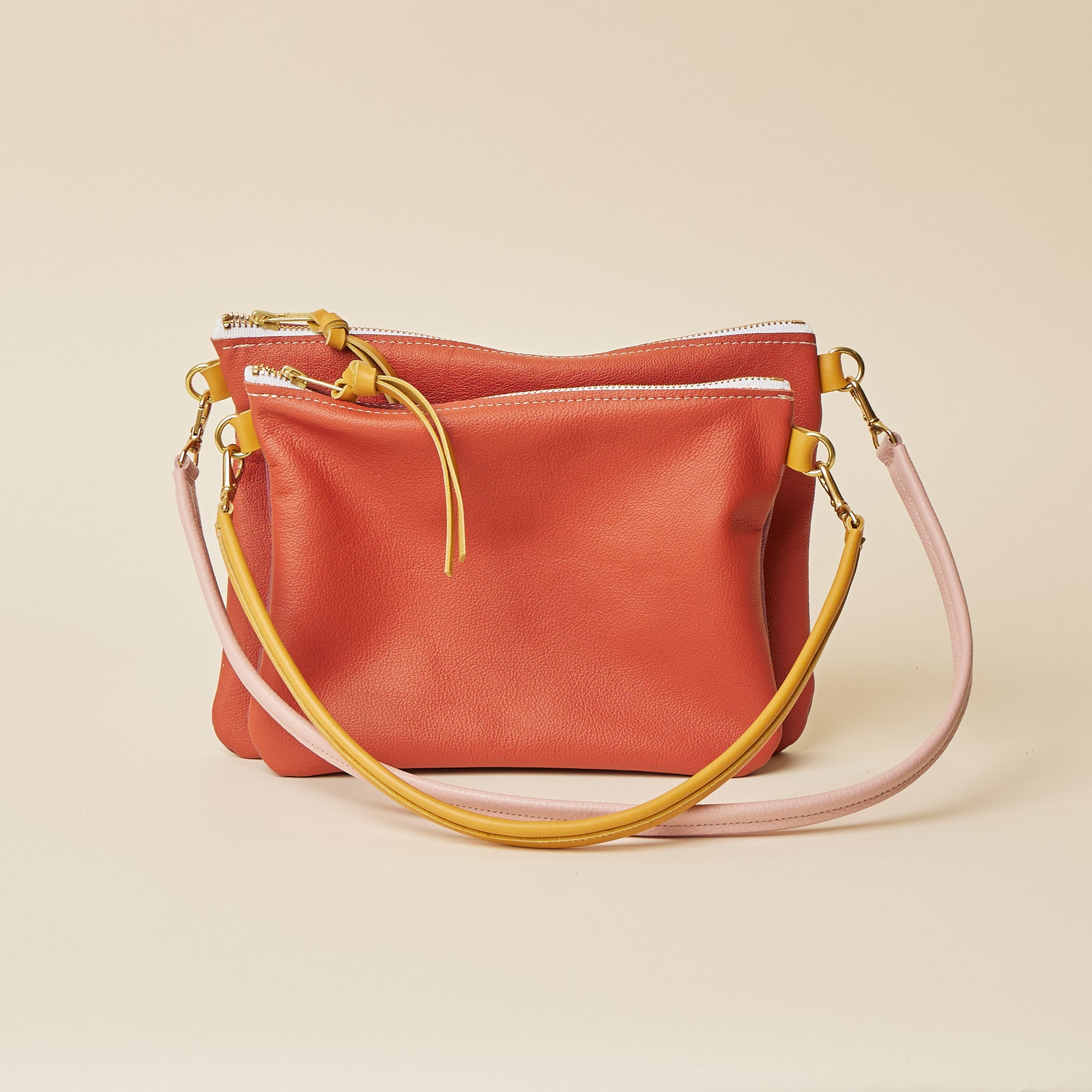 Fuchsia/Papaya Crossbody
