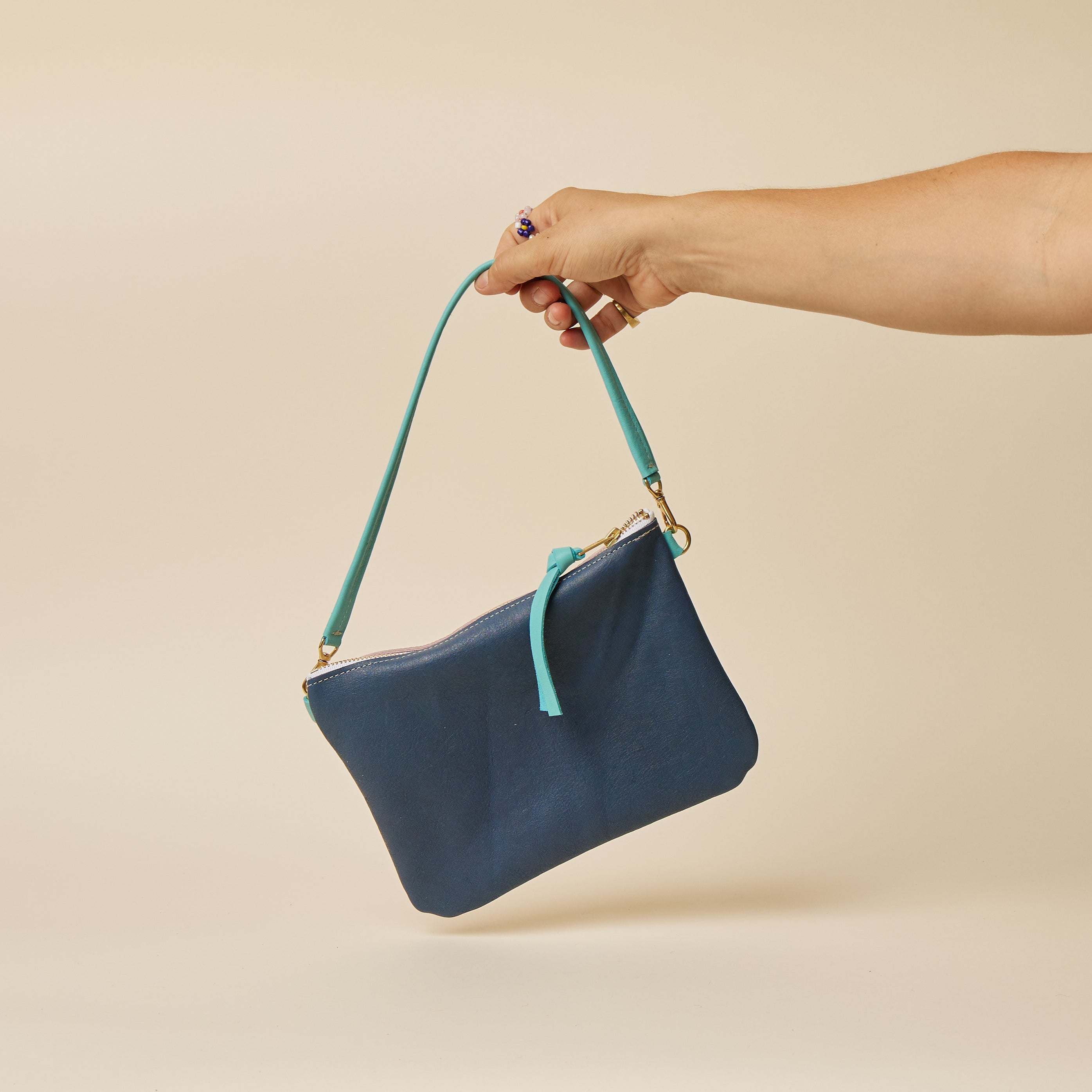Navy/Pink Crossbody