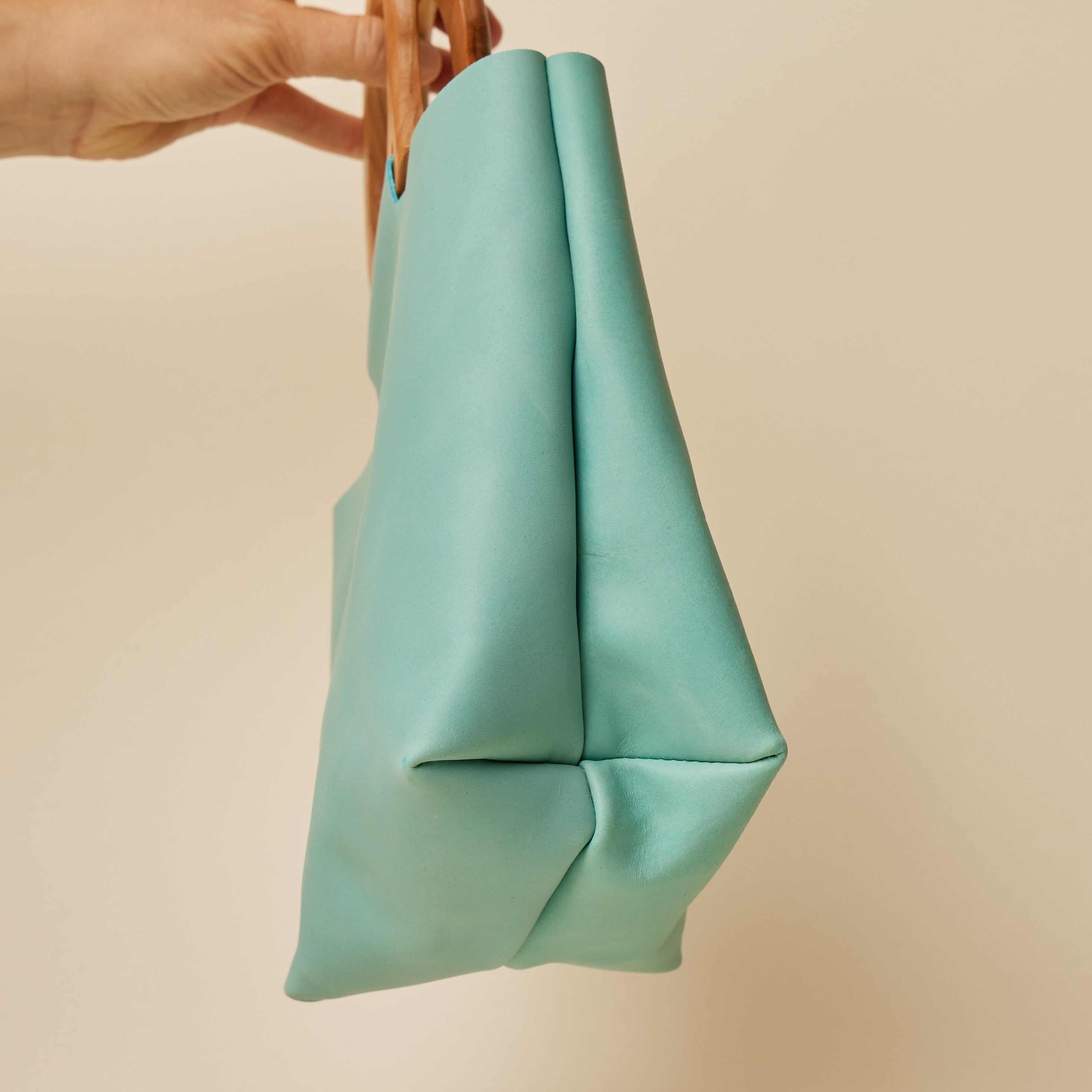 Aquamarine/Cherry Mini Picnic Tote