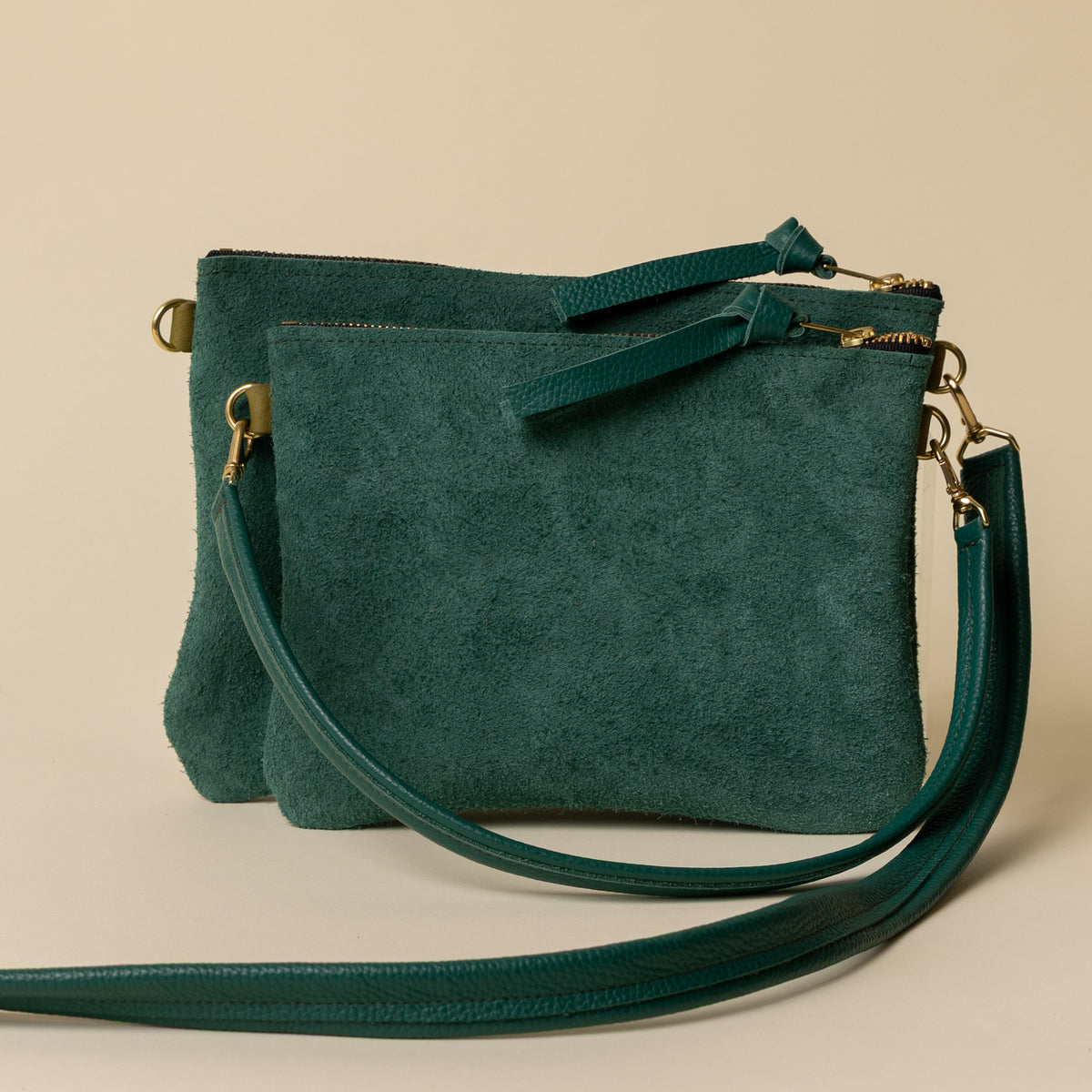 Malachite/Malachite Suede Crossbody
