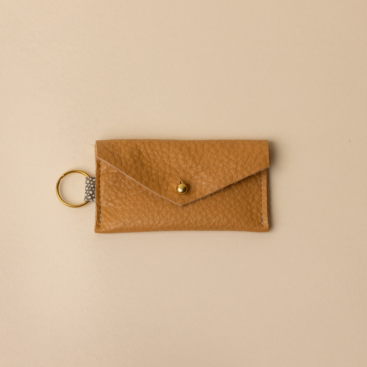 Bright Camel/Speckled Caro Cardholder