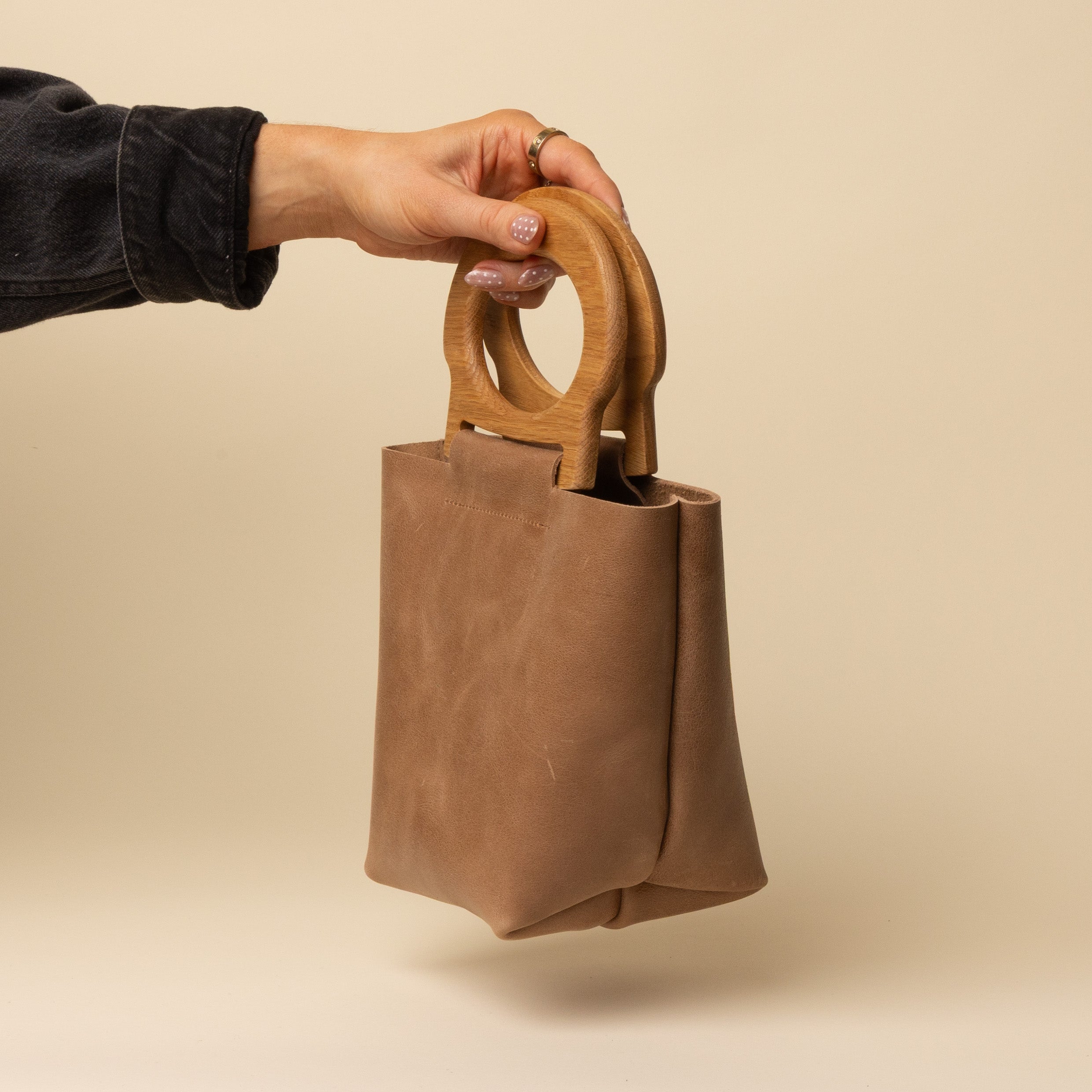 Toffee/Oak Mini Picnic Tote