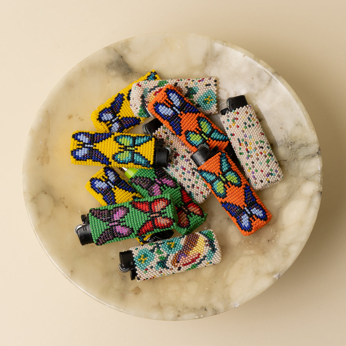 Native Beaded Lighter Case