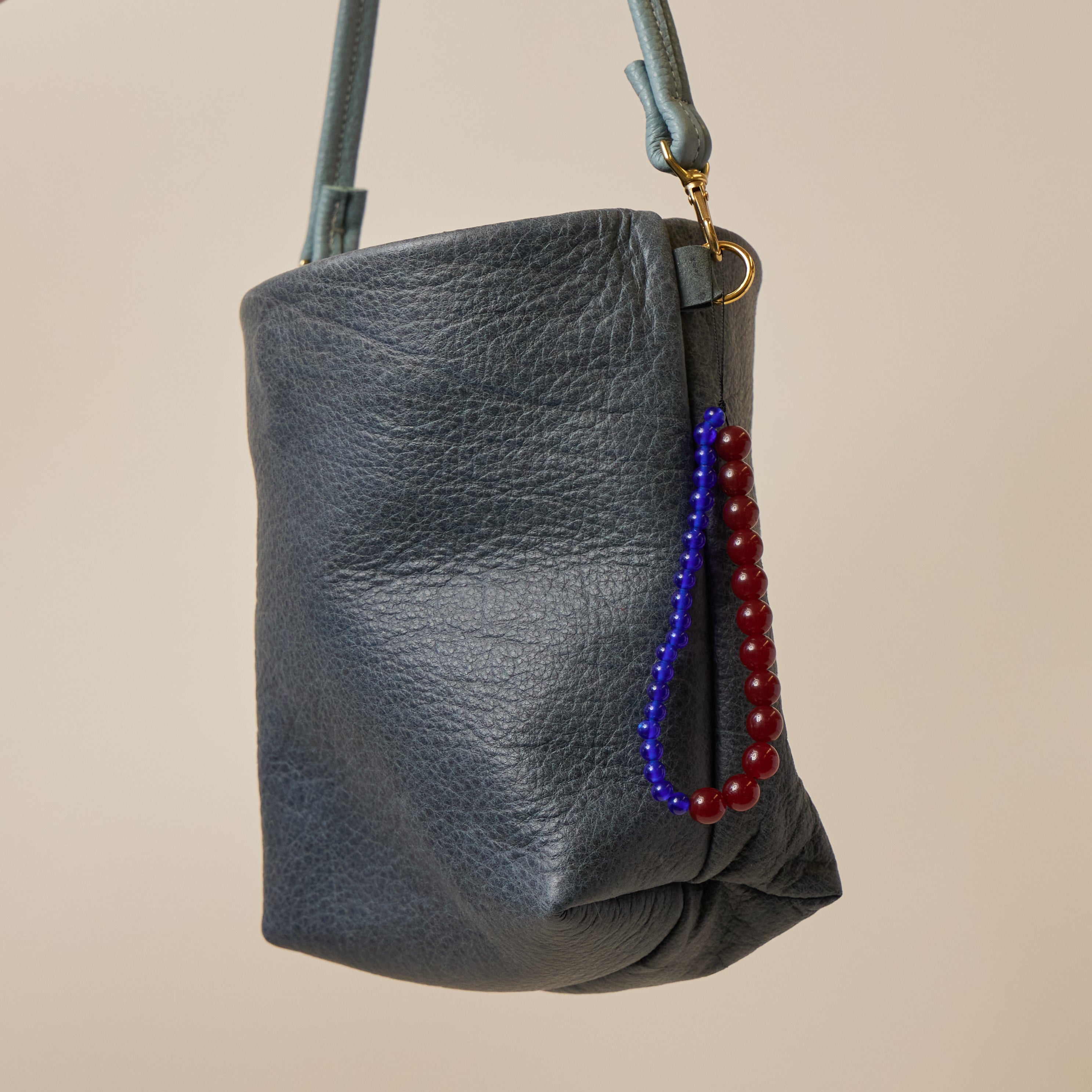 Cobalt + Currant Bead Dangle