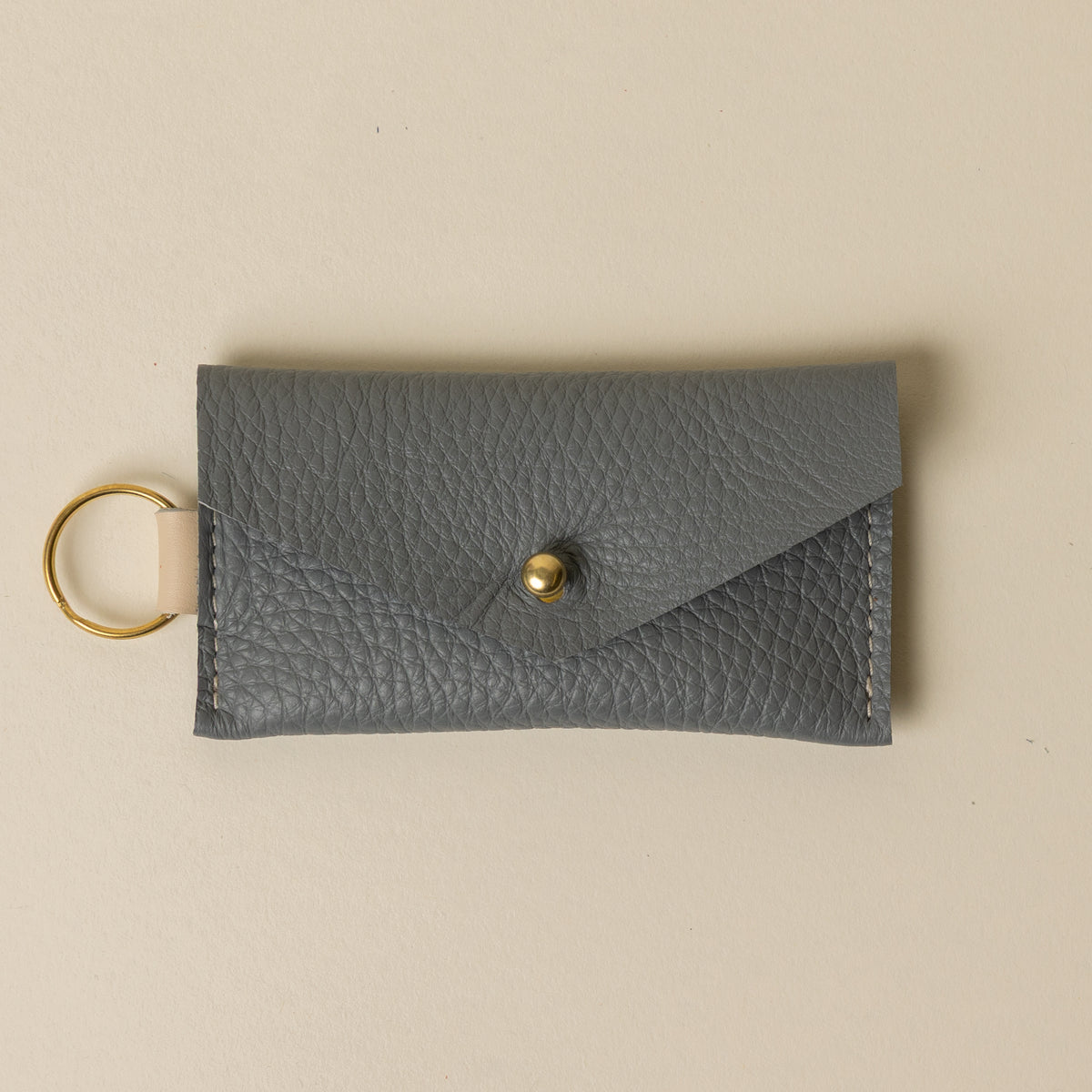 Warm Grey/Ivory Caro Cardholder