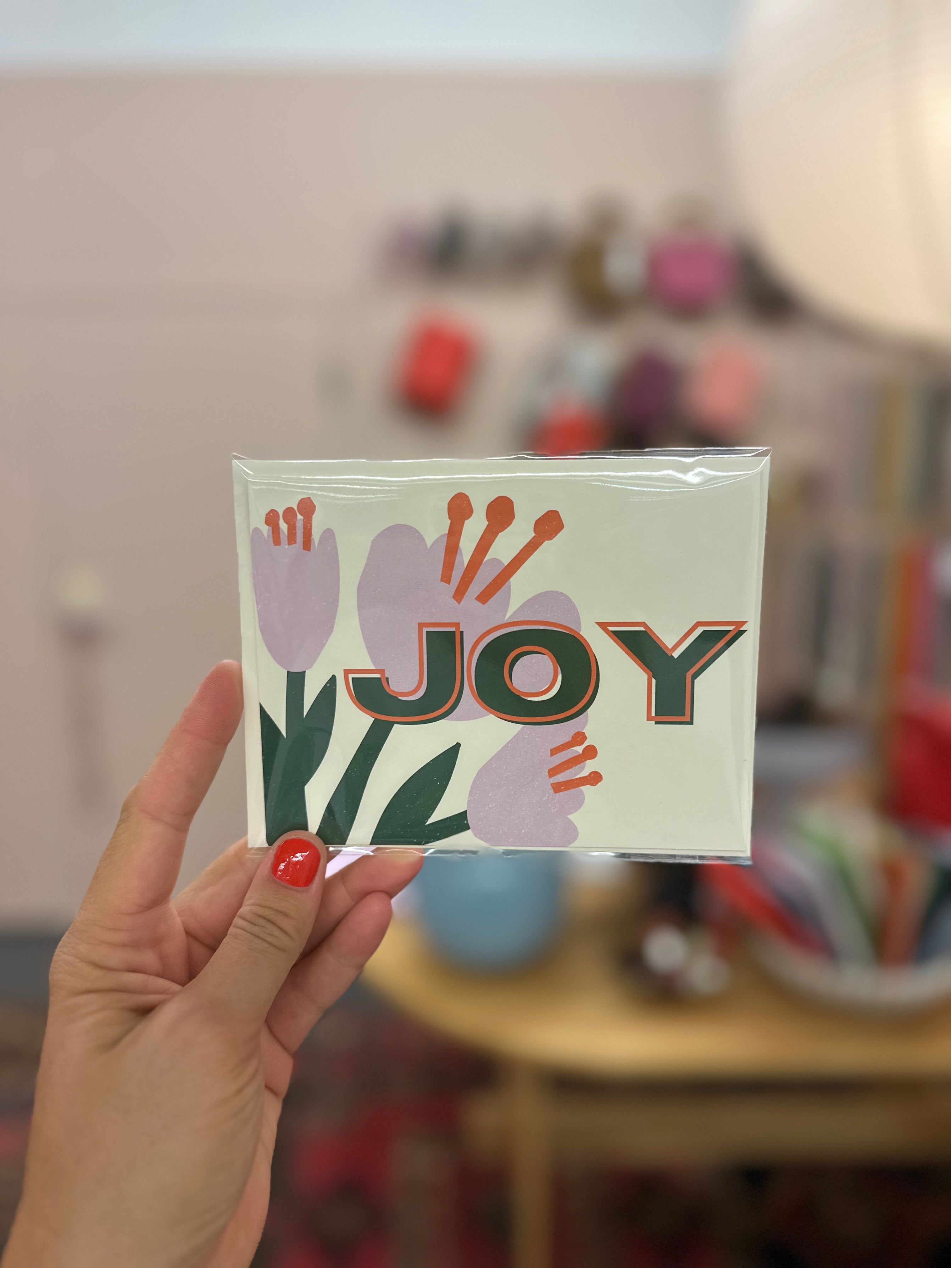 JOY blank card