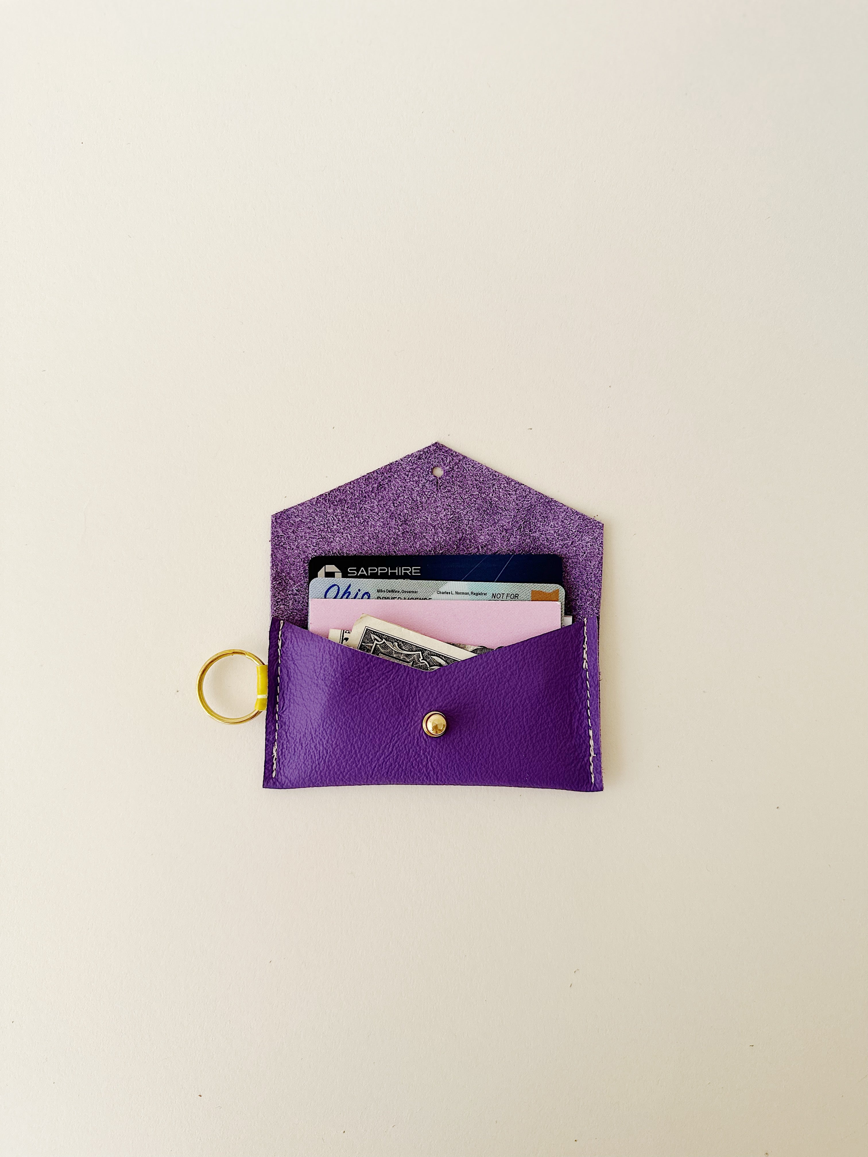 Violet/Electric Caro Cardholder