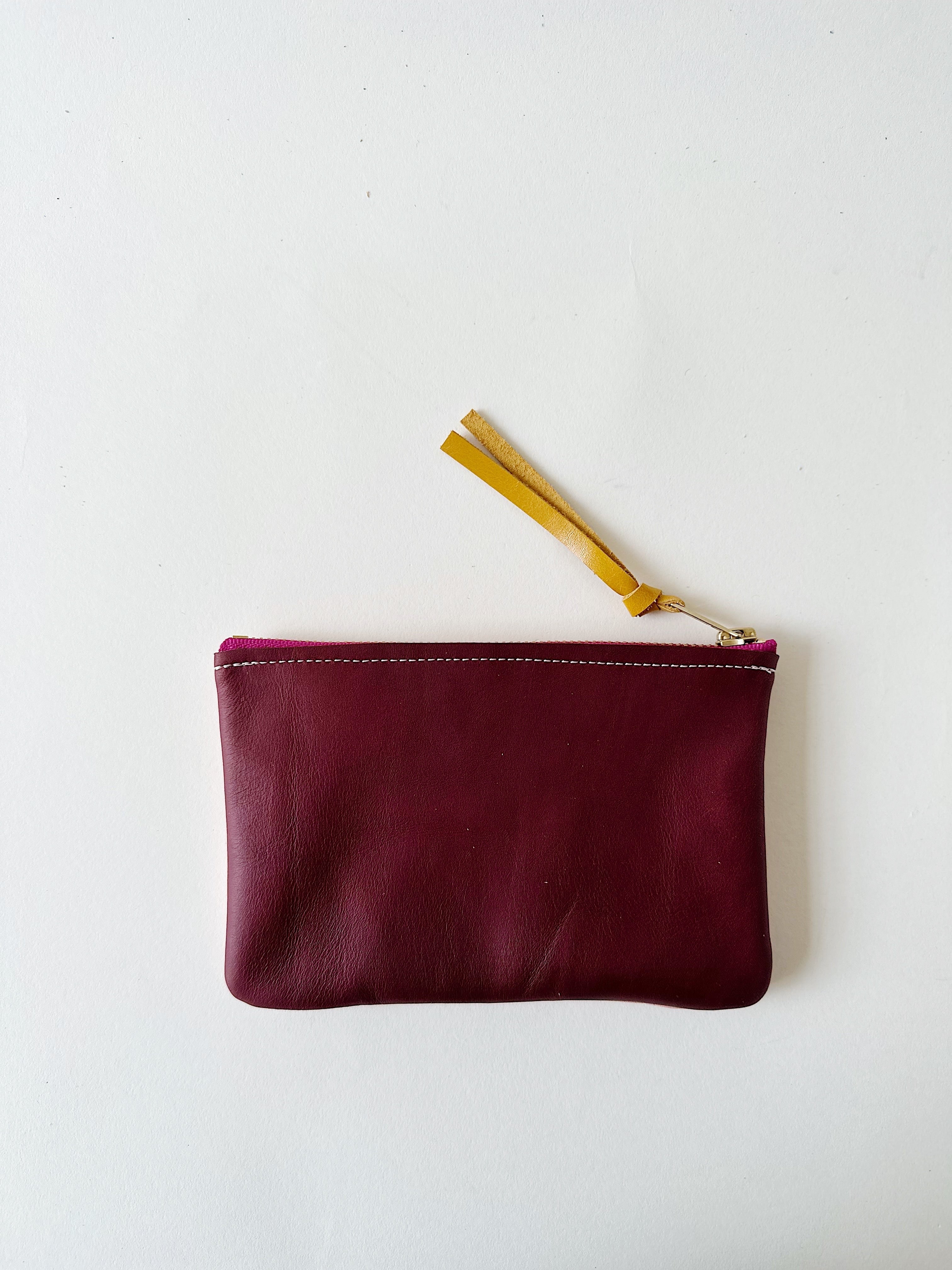 Light Pink/Maroon Red Essential Pouch