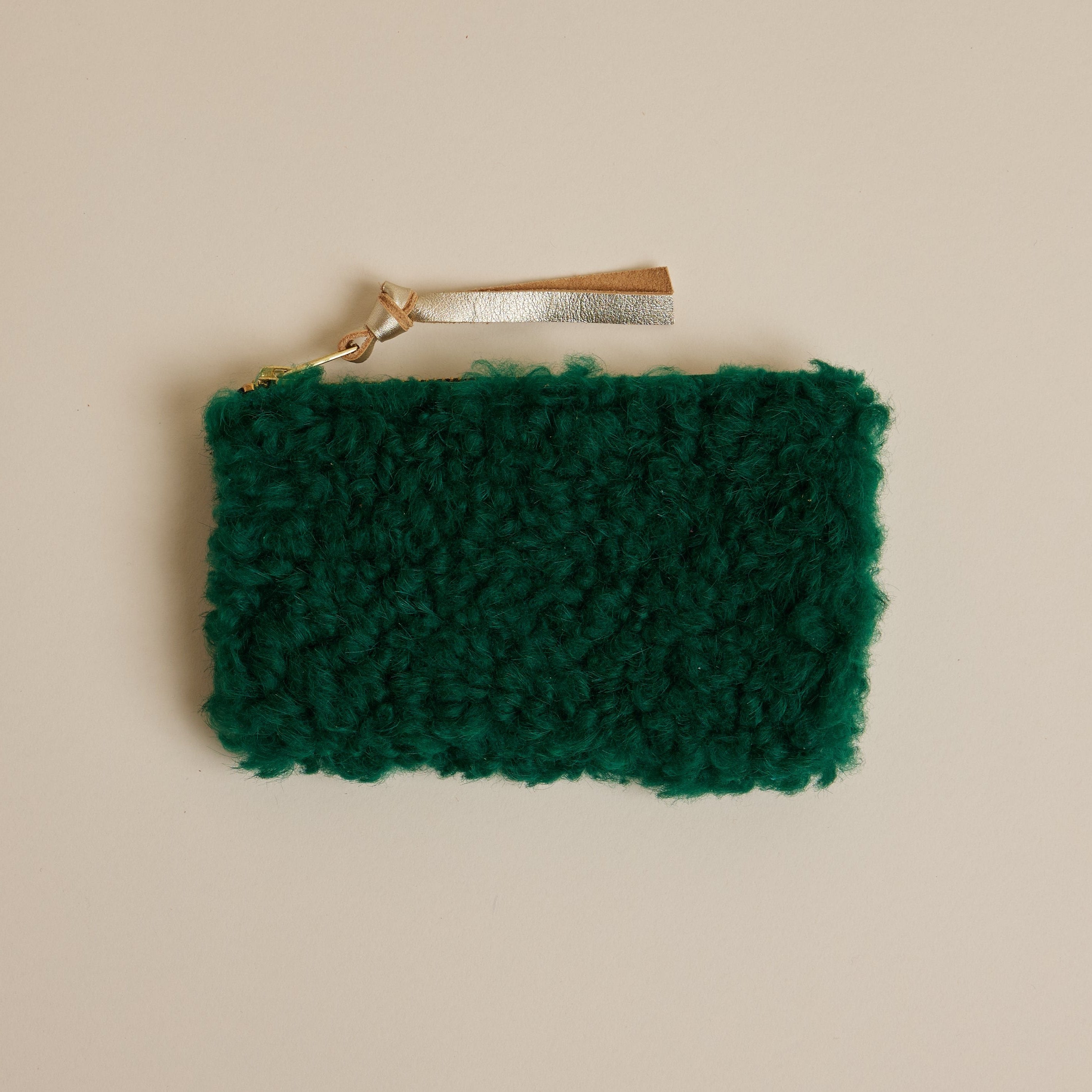 Emerald Lambswool Essential Pouch