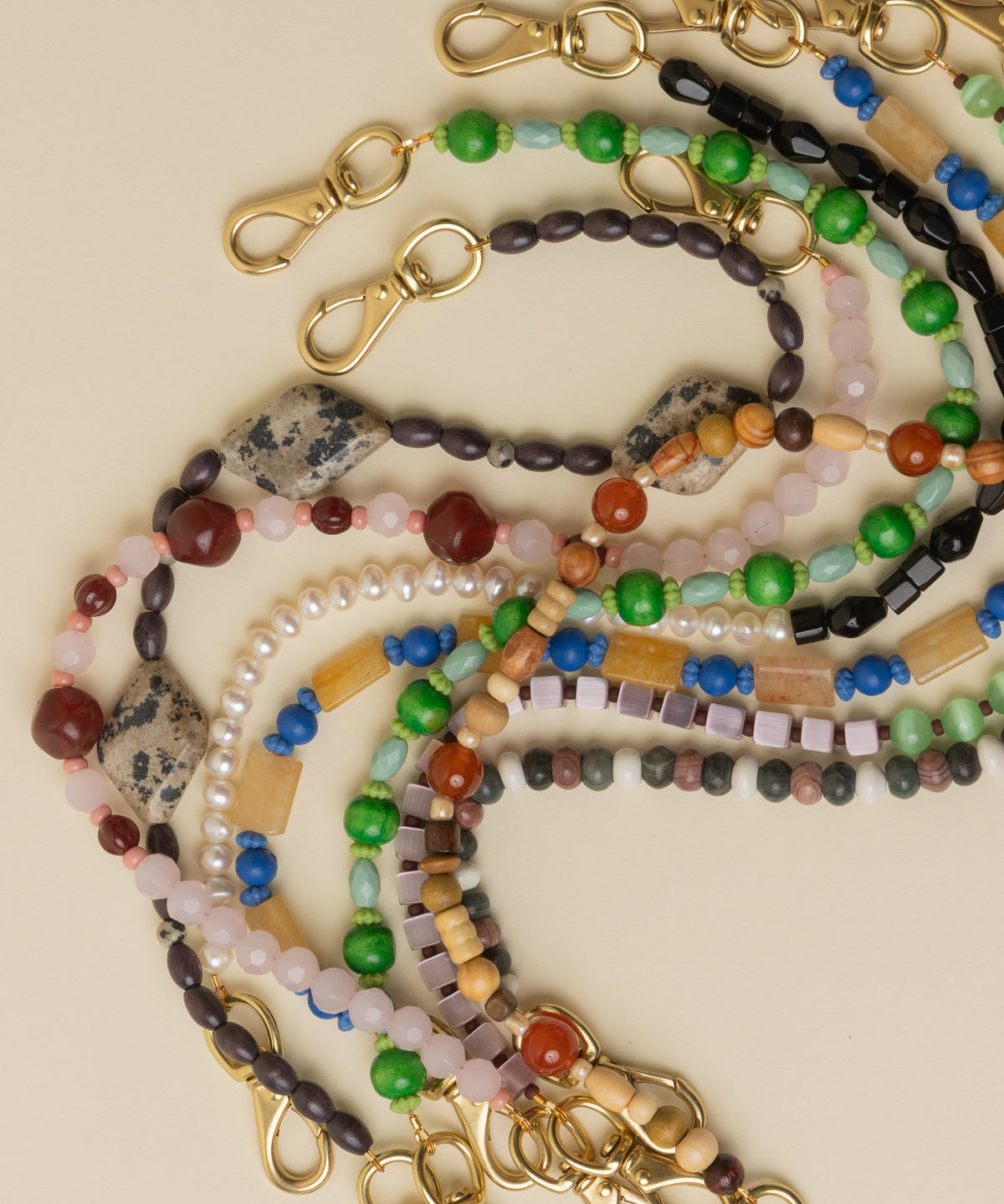 River Rock Beaded Handle