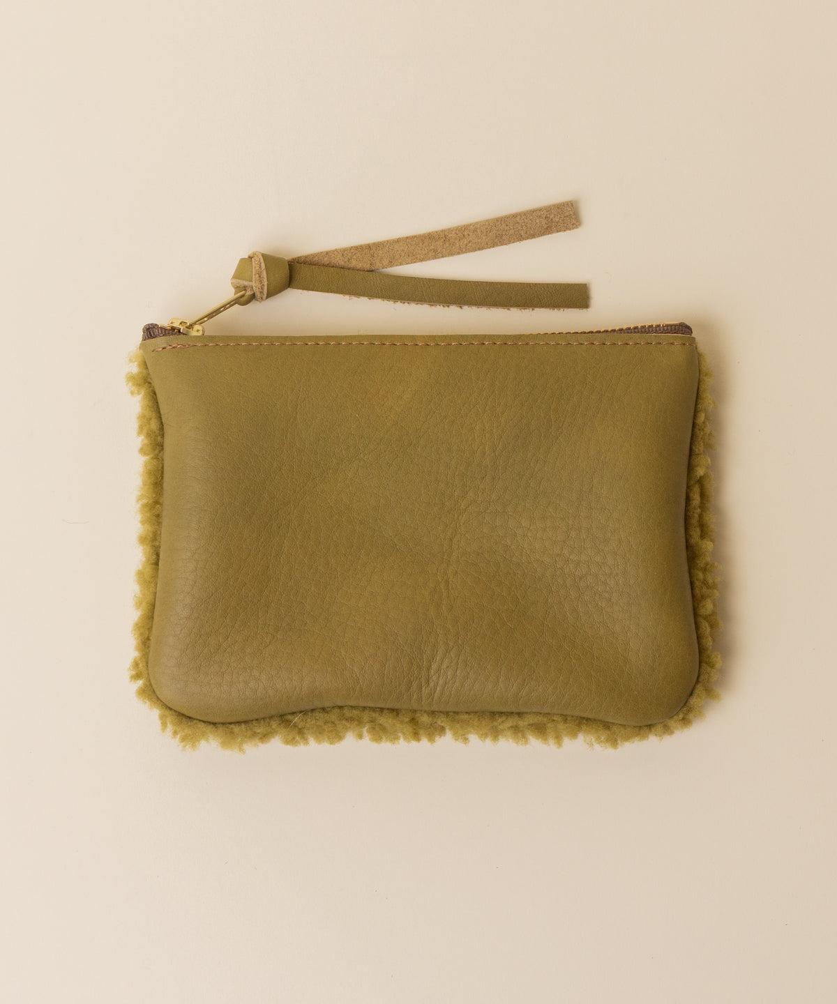 Tarragon/Kiwi Lambswool Essential Pouch