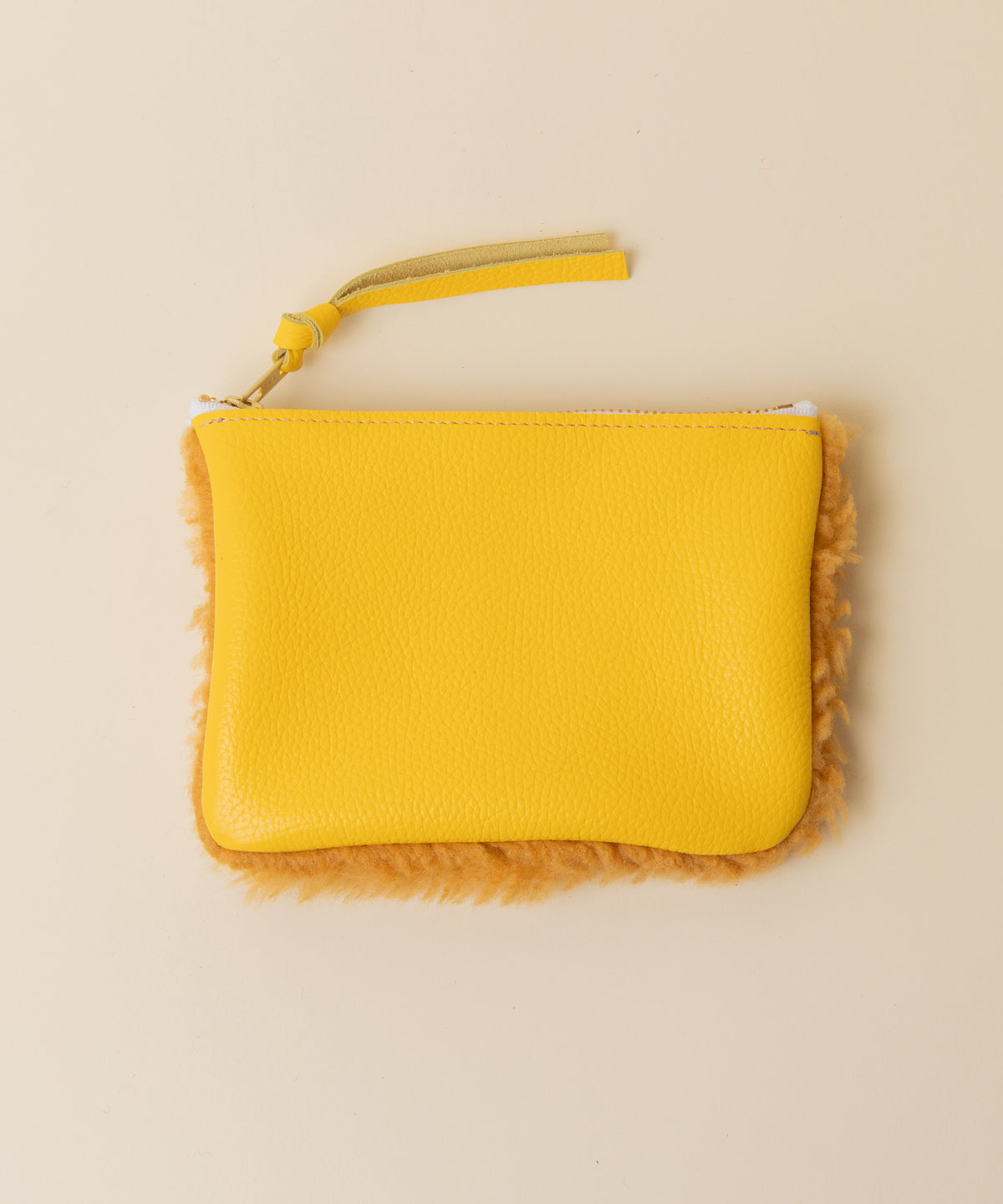 Canary/Ginger Lambswool Essential Pouch