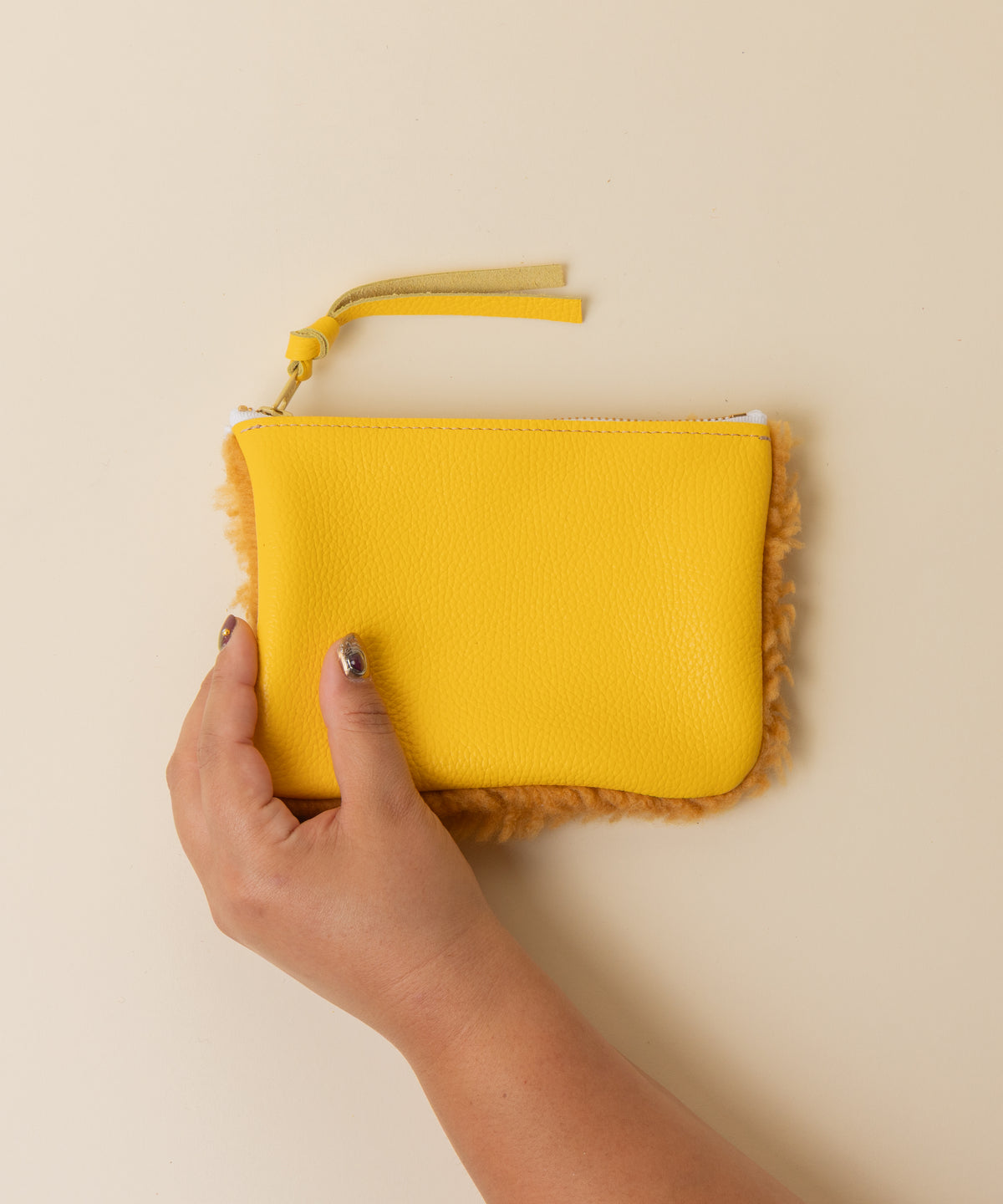 Canary/Ginger Lambswool Essential Pouch
