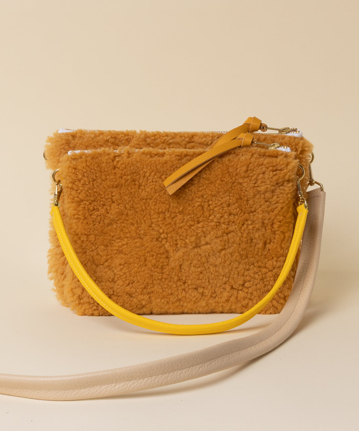Canary/Ginger Lambswool Crossbody