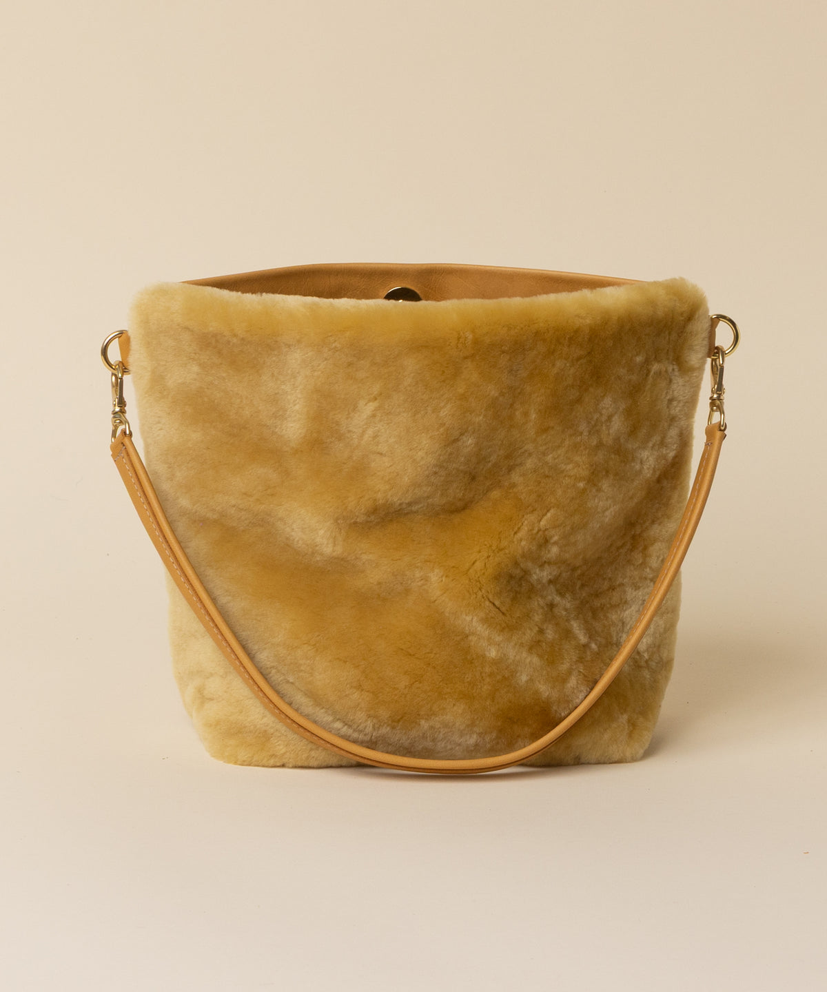 Citrine Shearling Party Bucket