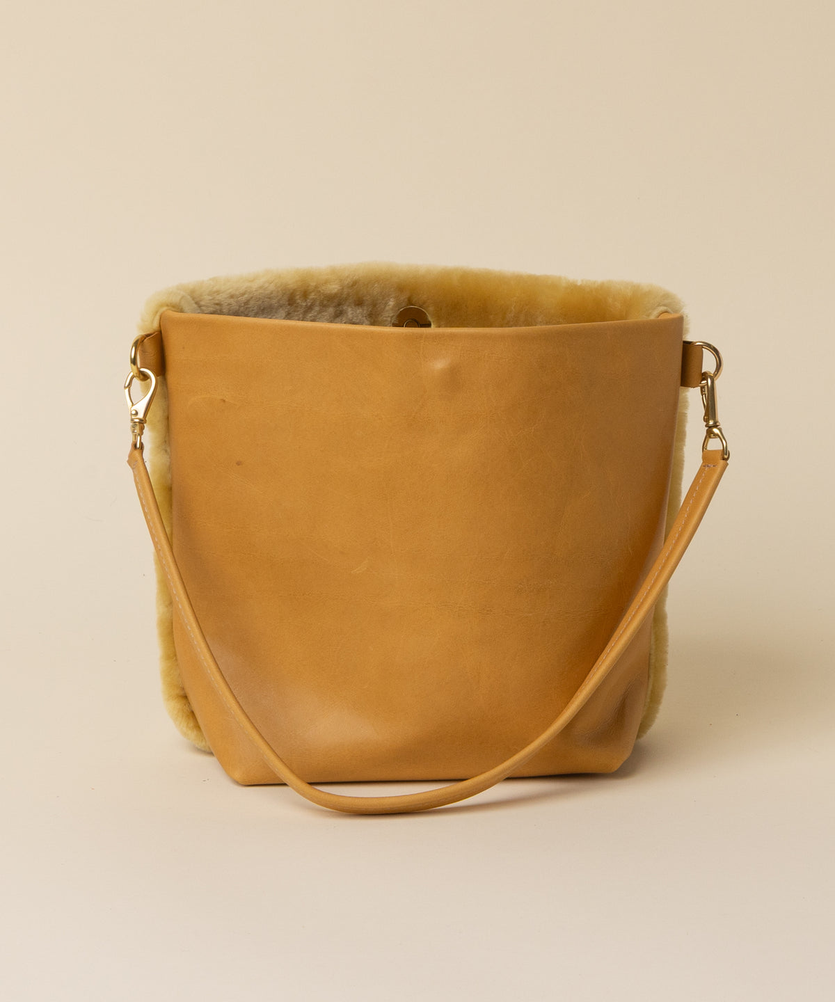 Citrine Shearling Party Bucket
