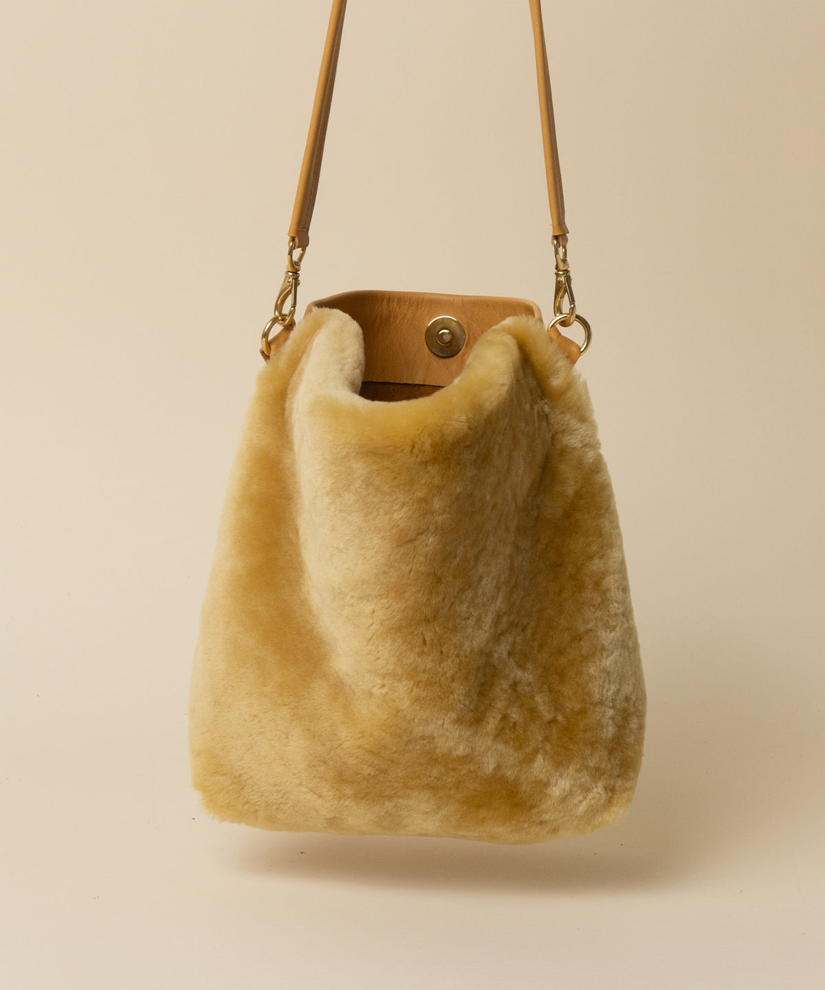 Citrine Shearling Party Bucket
