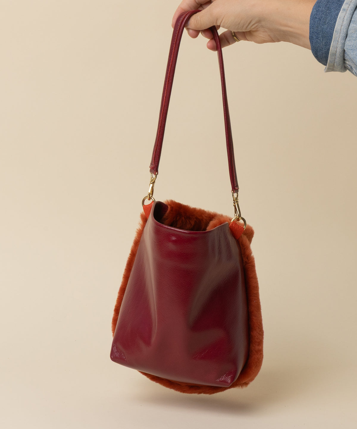 Saffron Shearling Party Bucket