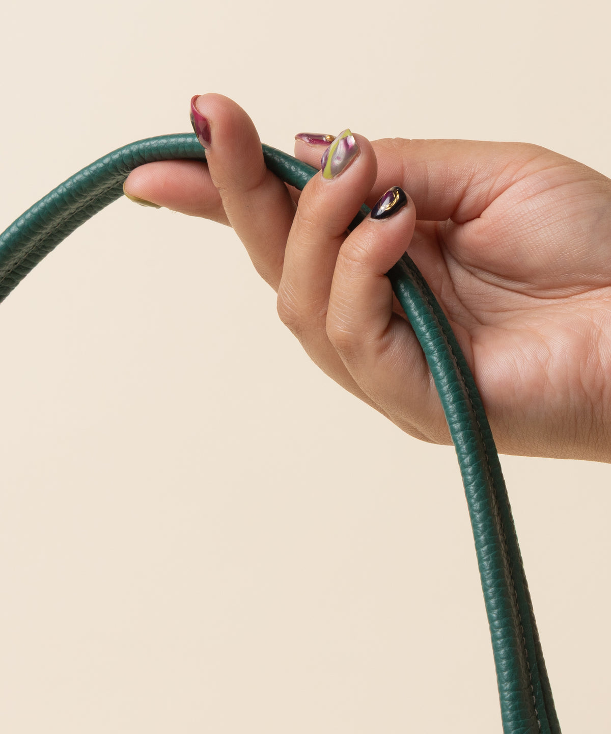 Juniper Berry/Pine Shearling Crossbody