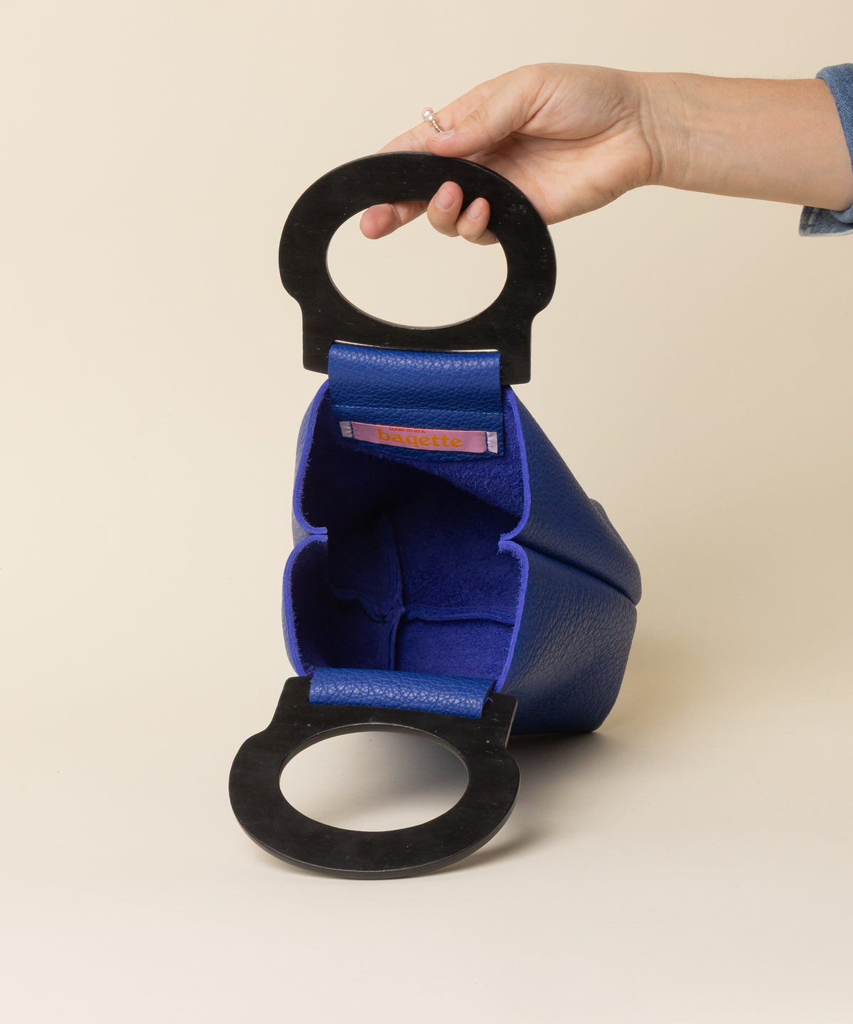 Regency Blue/Black Cherry Mini Picnic Tote