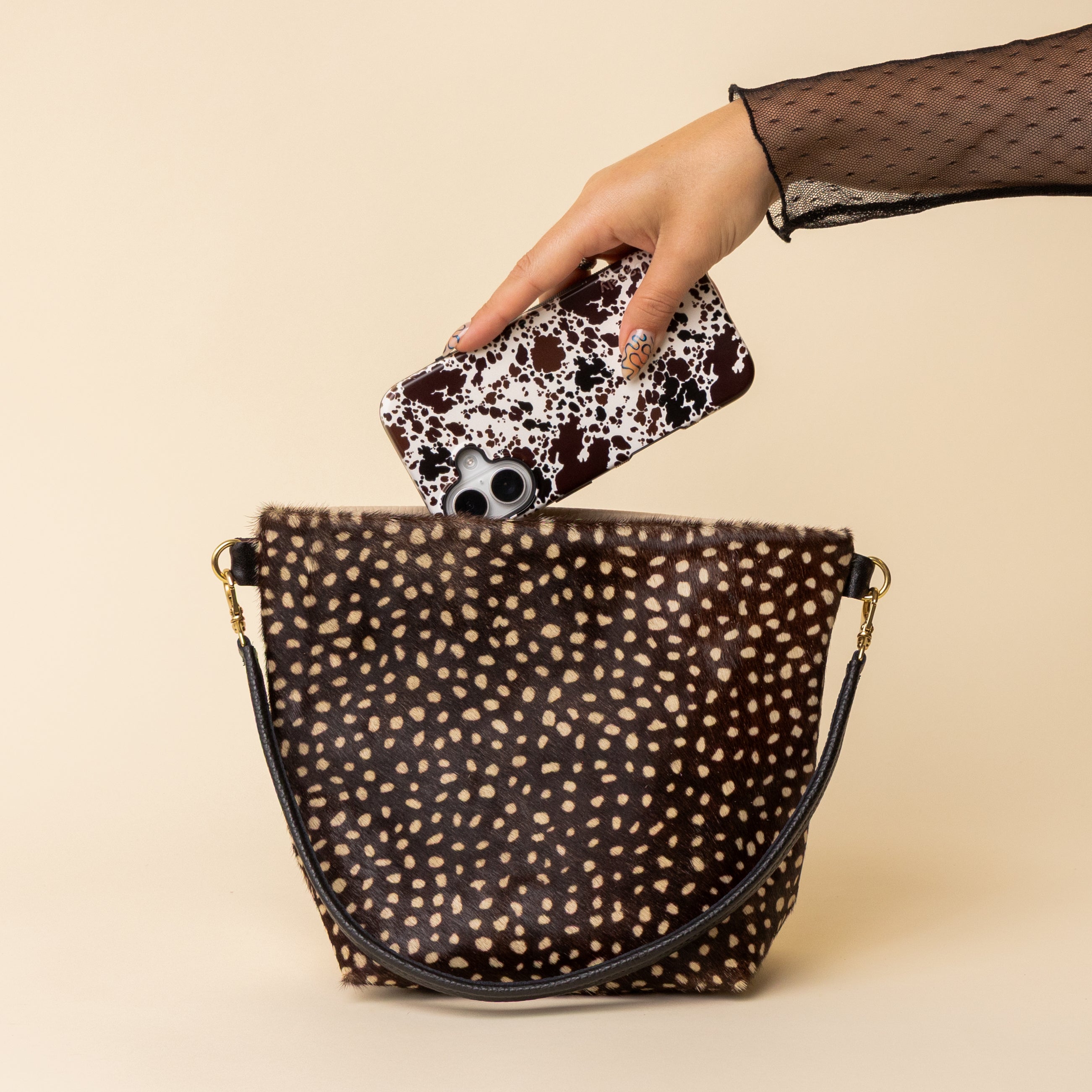 White Speckle/Black Party Animal Bucket