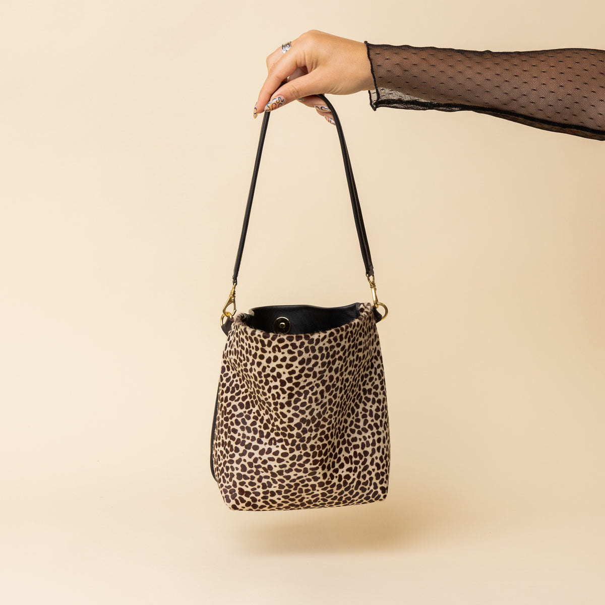 White Speckle/Black Party Animal Bucket