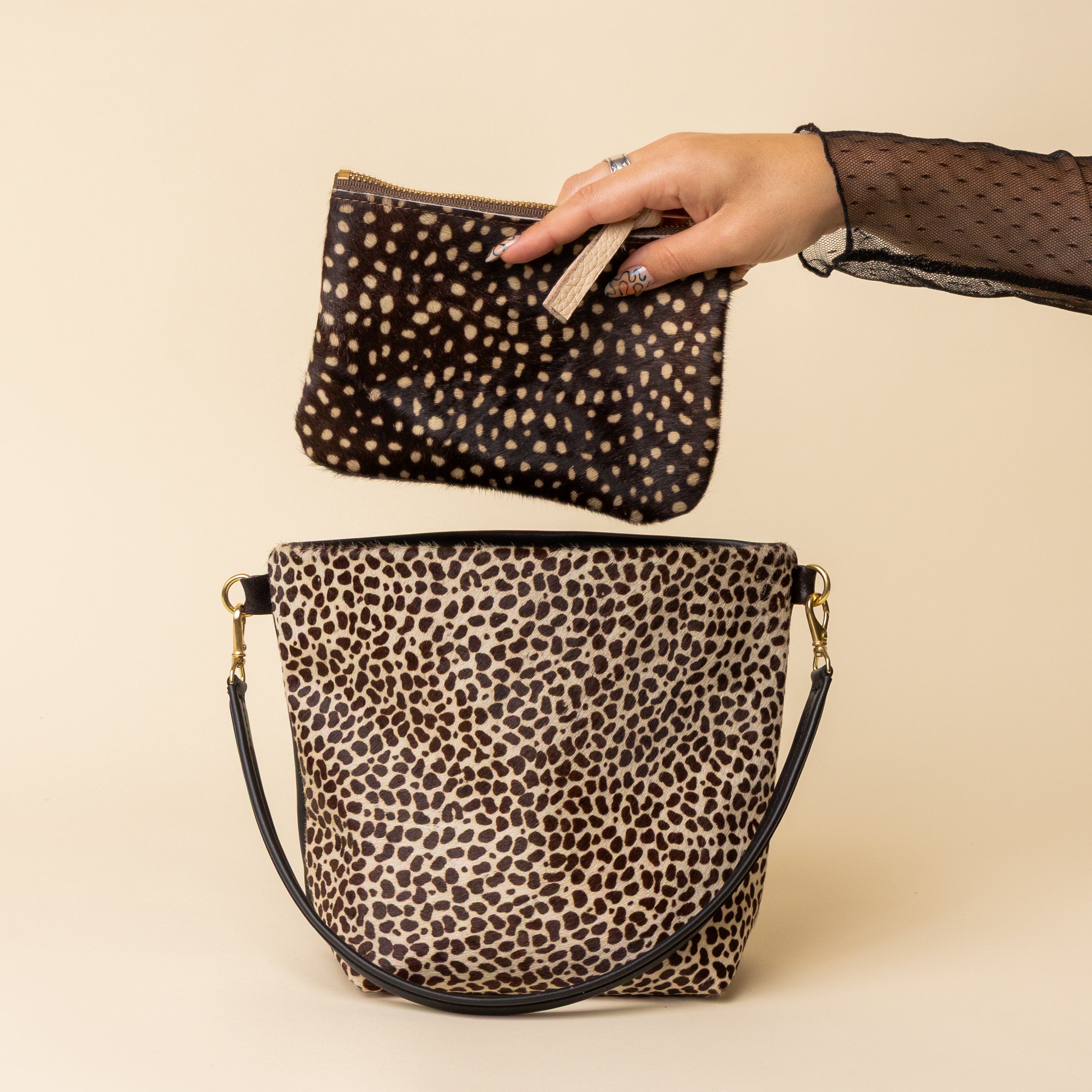 White Speckle/Black Party Animal Bucket