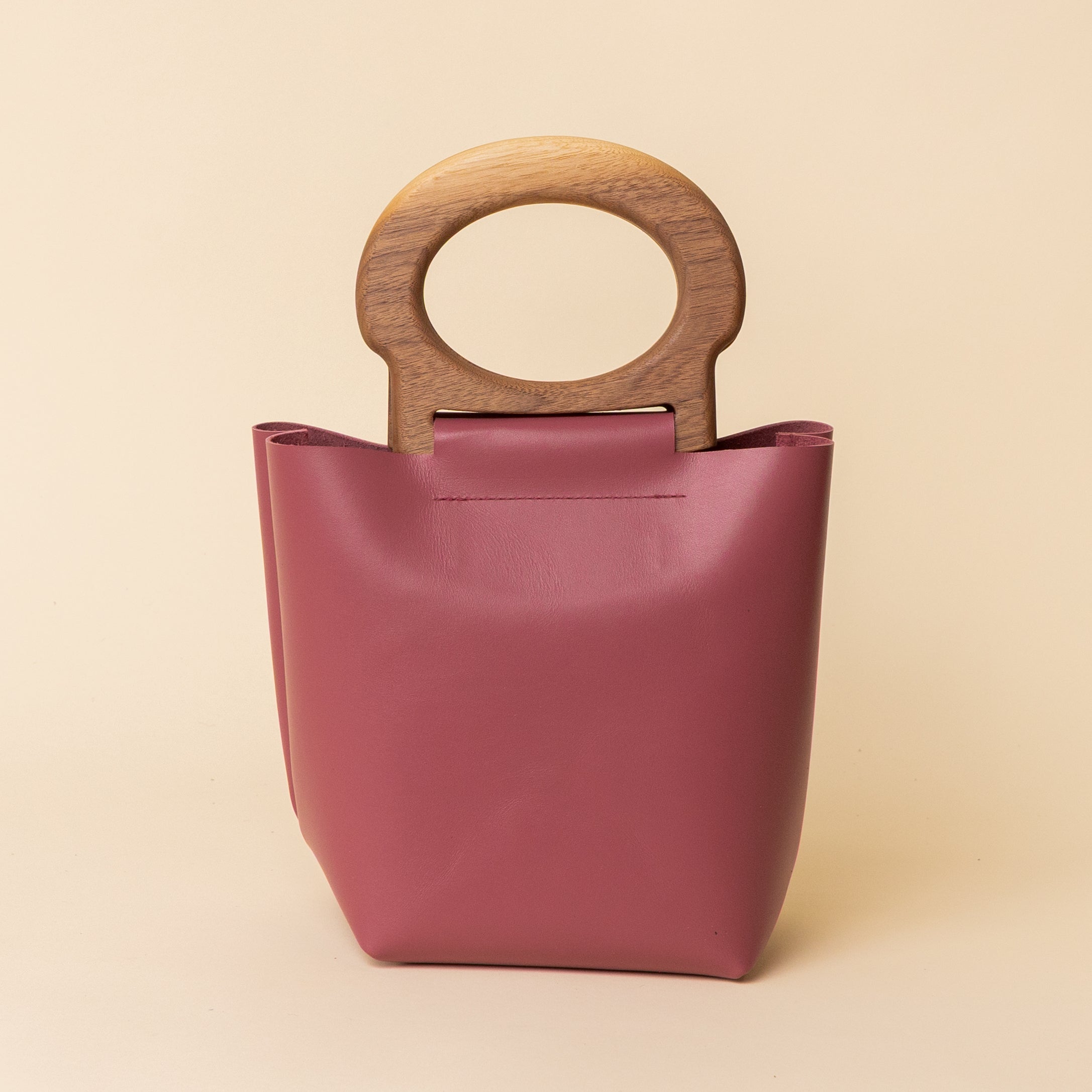 Radicchio/Walnut Mini Picnic Tote