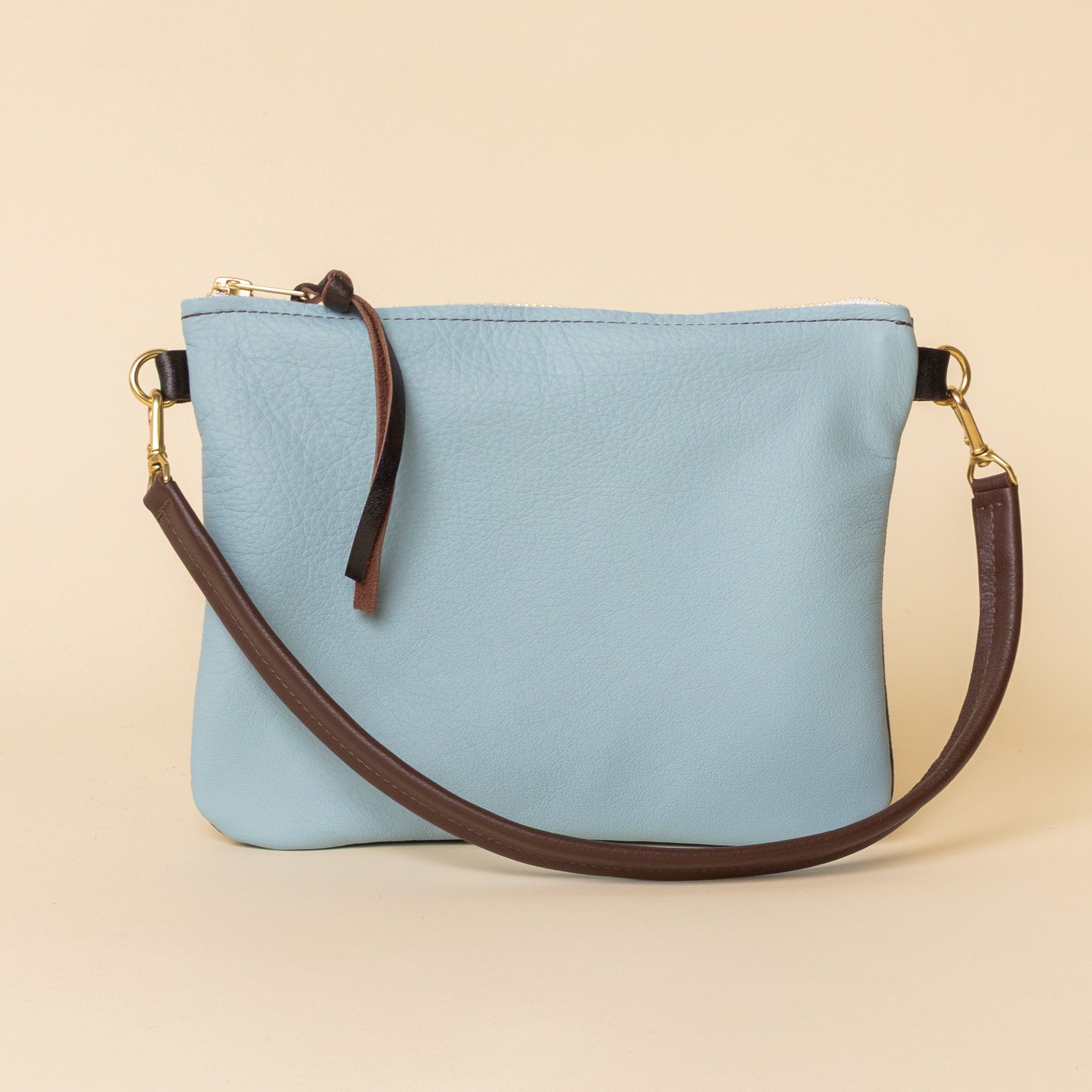 Mystic Blue/Upcycled Raisin Crossbody