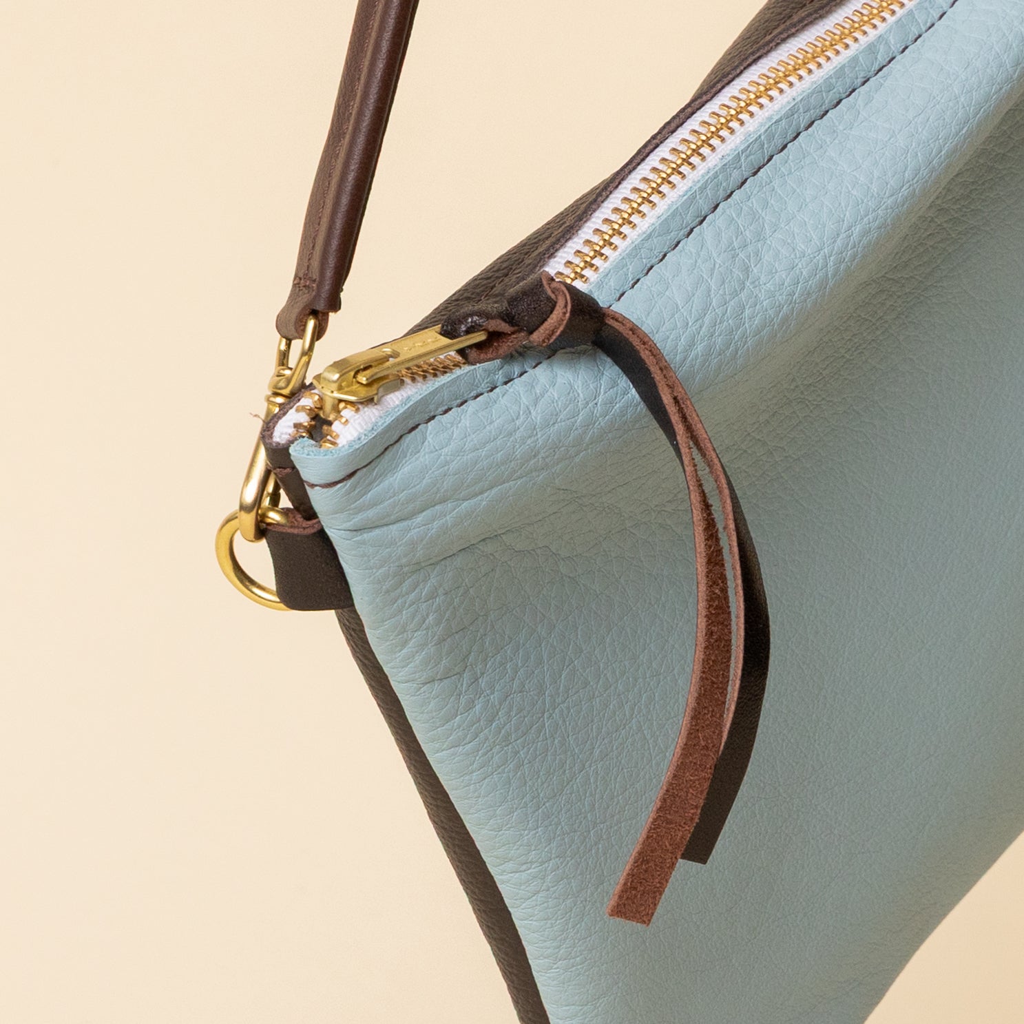 Mystic Blue/Upcycled Raisin Crossbody