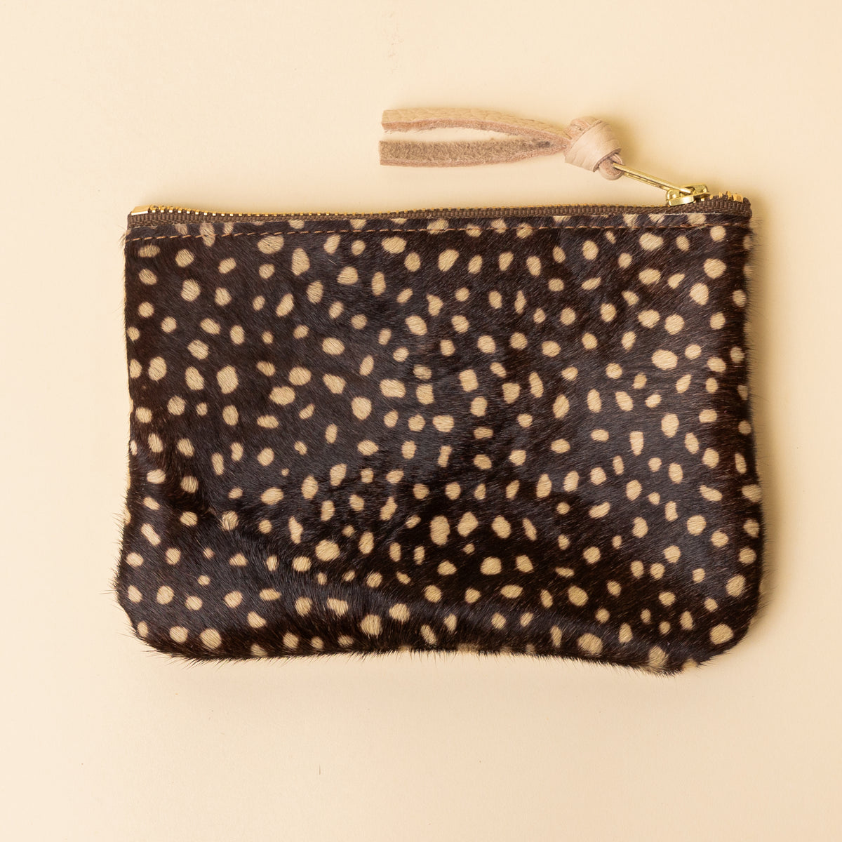 Brown Speckle/Ivory Essential Pouch